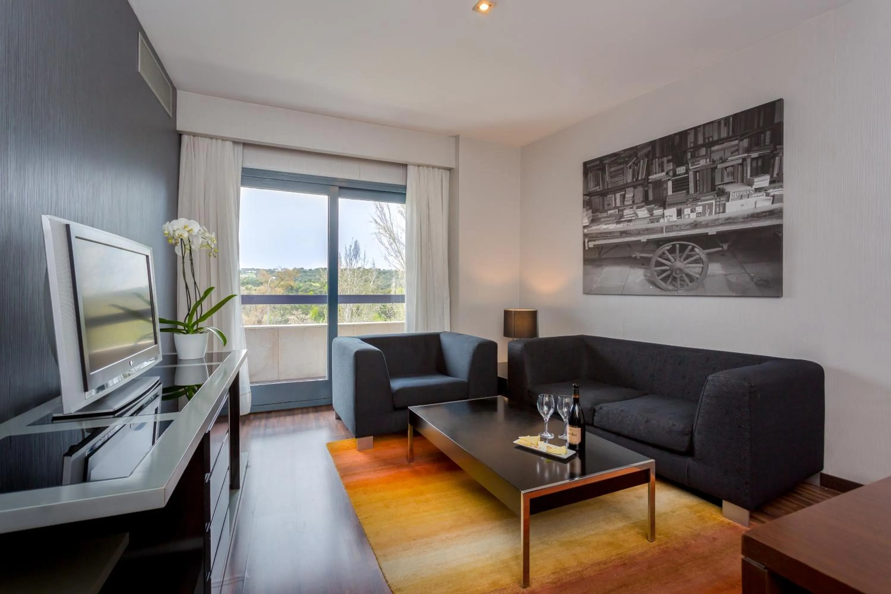 Living room in Eurostars Monte Real