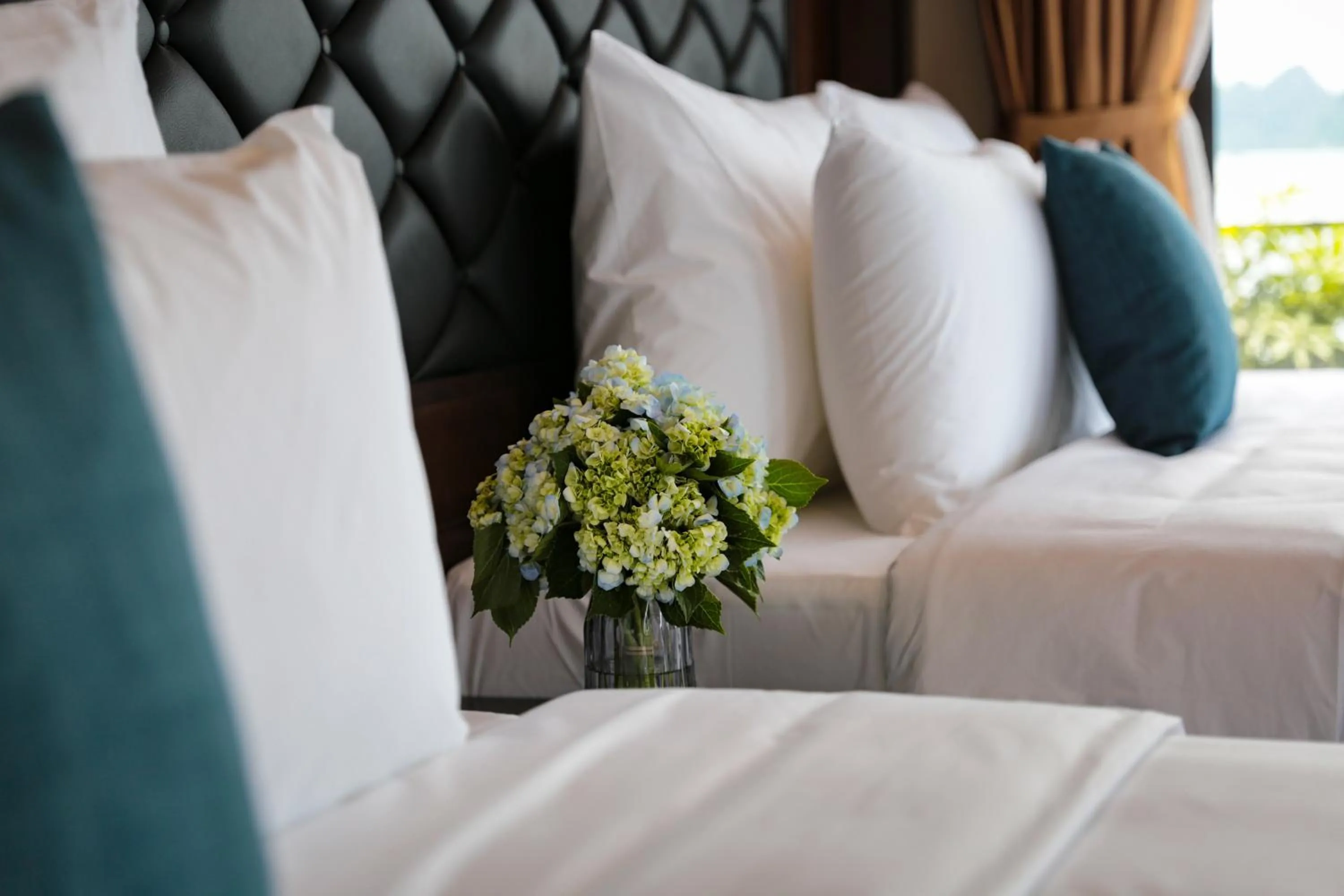 Bed in La Pandora Boutique Cruises