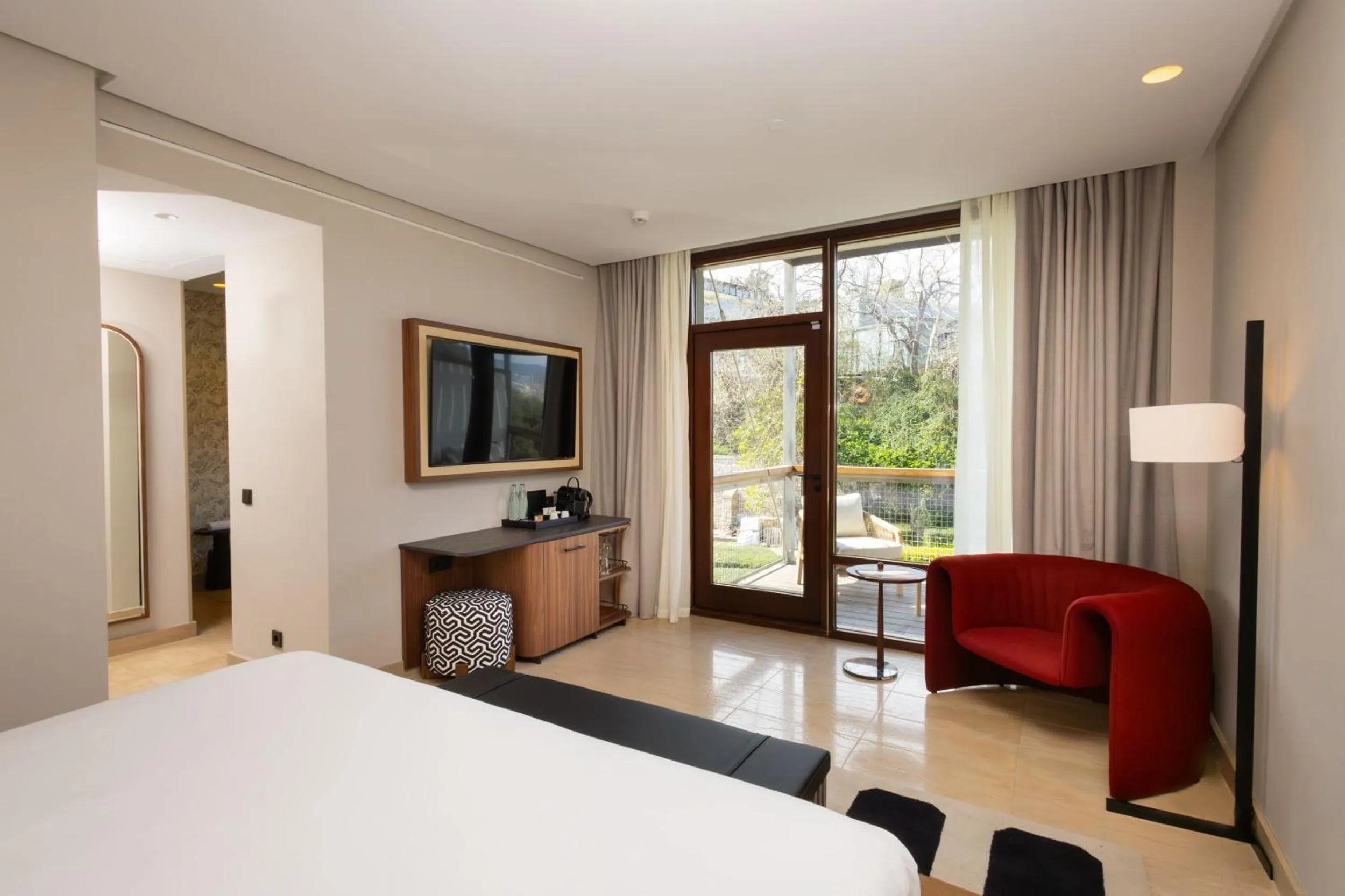 Photo of the whole room, Bed in Hotel Miramar Barcelona GL