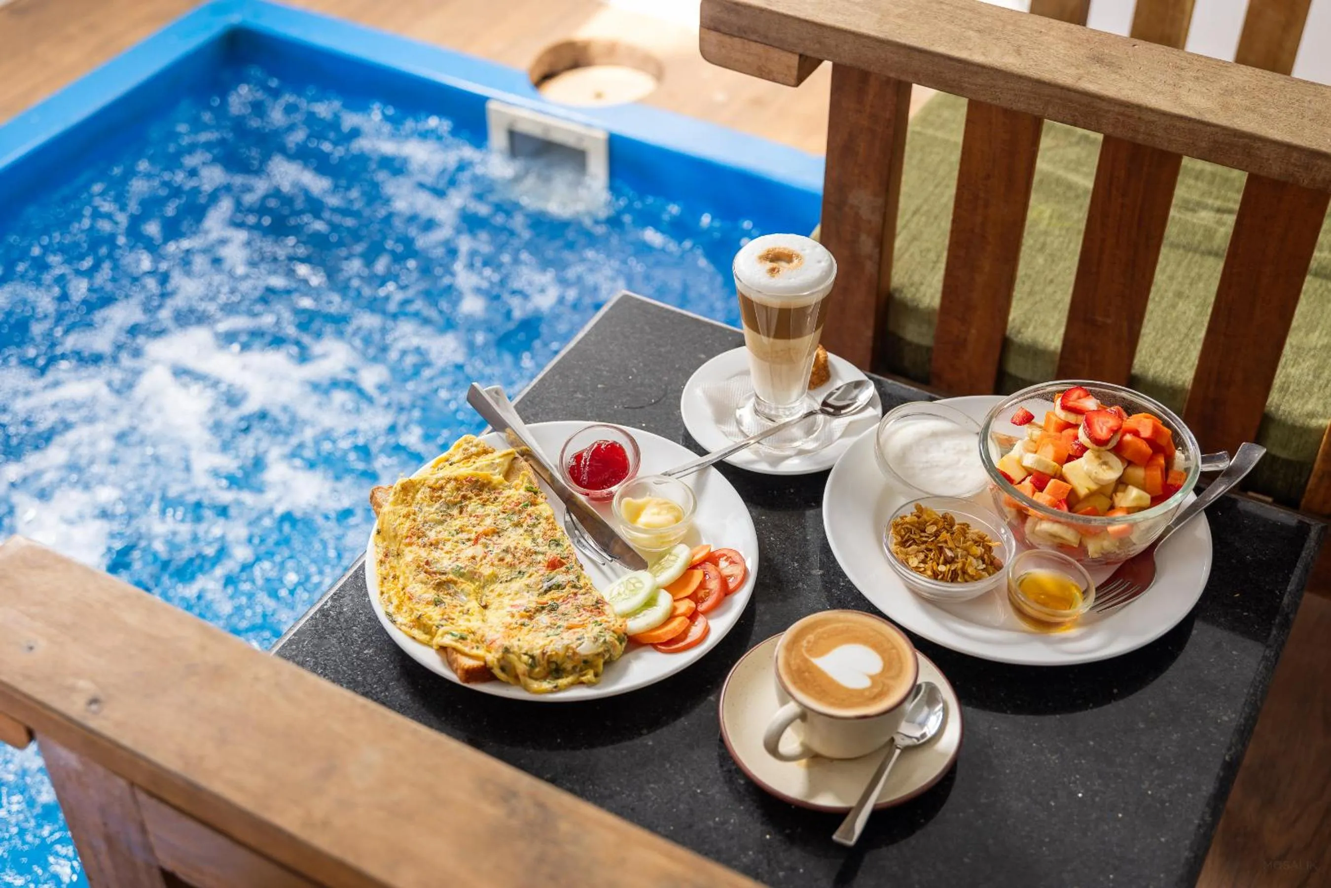 Breakfast in Crystall Goa Turquoise Edition