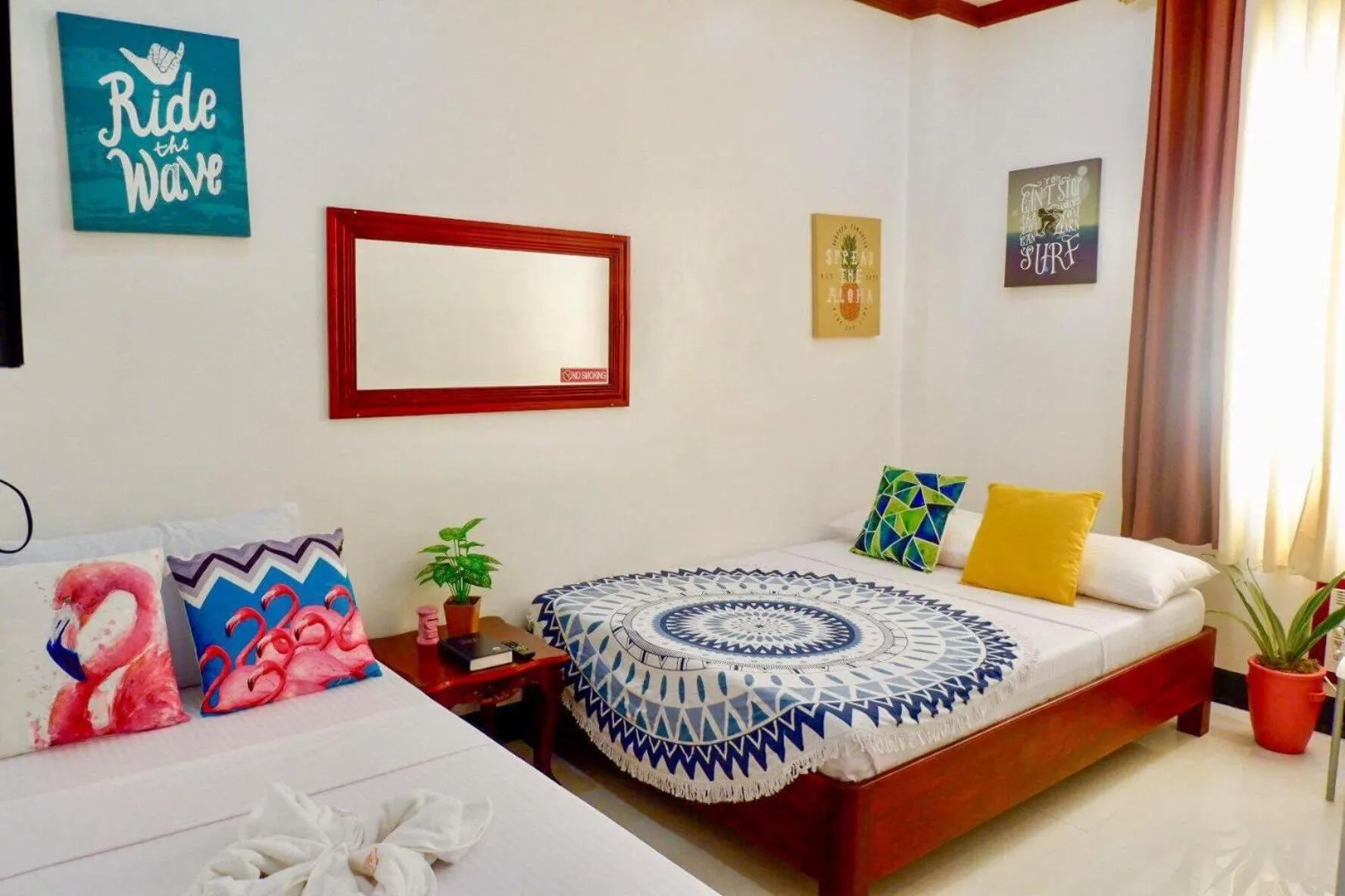 Bed in Endless Summer Hotel Baler