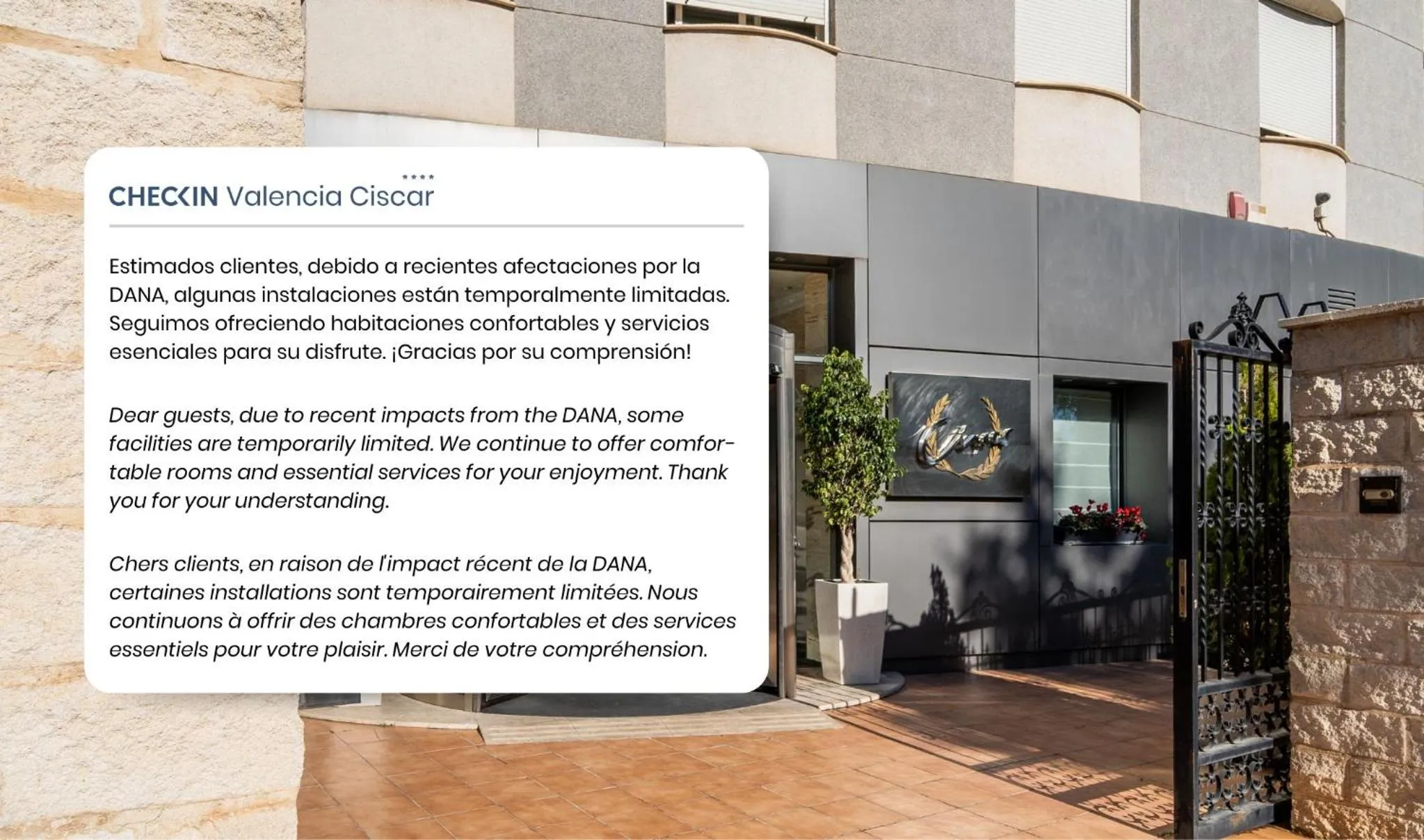 Twin Room - Disability Access in Checkin Valencia Ciscar