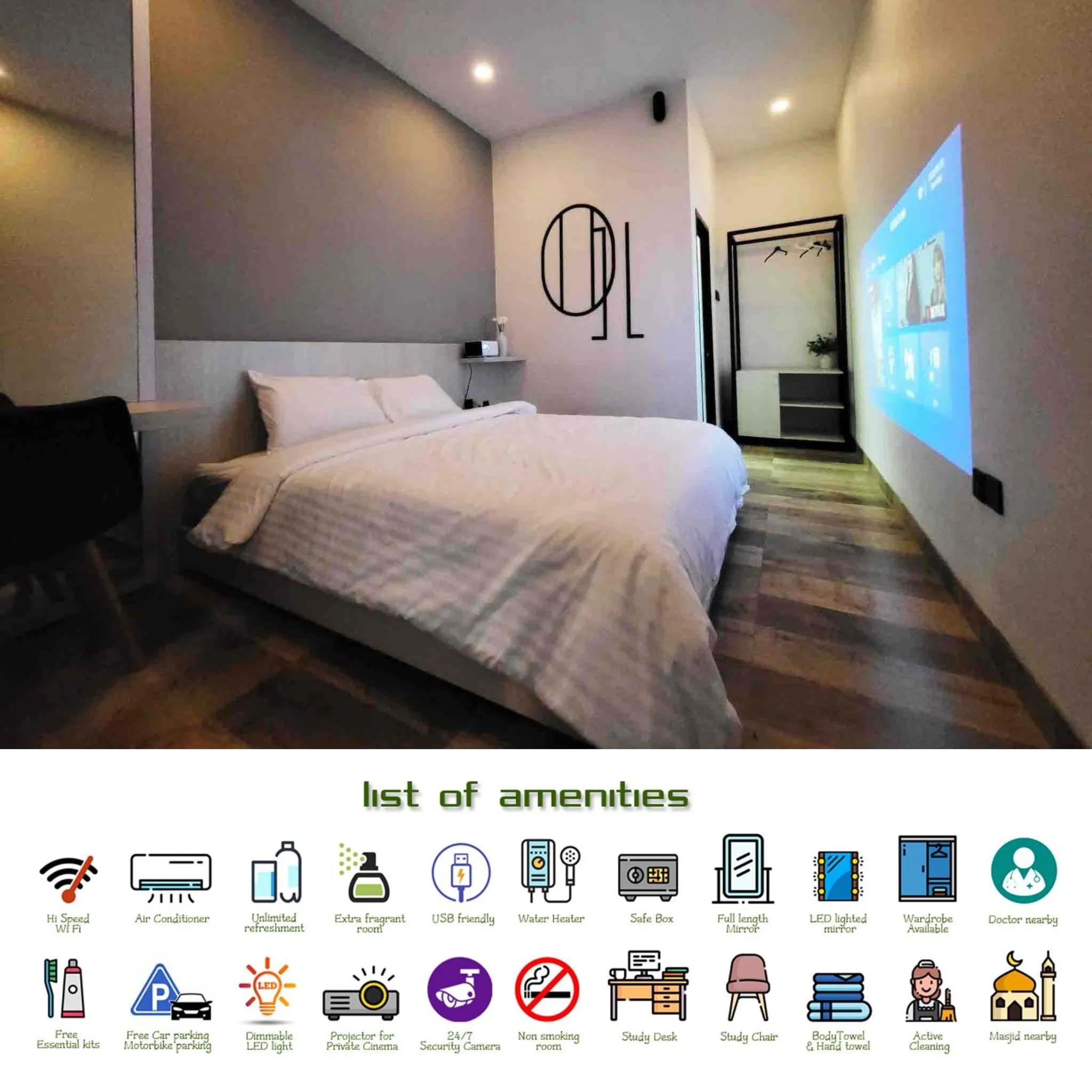 Shower, Bed in Cabin15 - Syariah