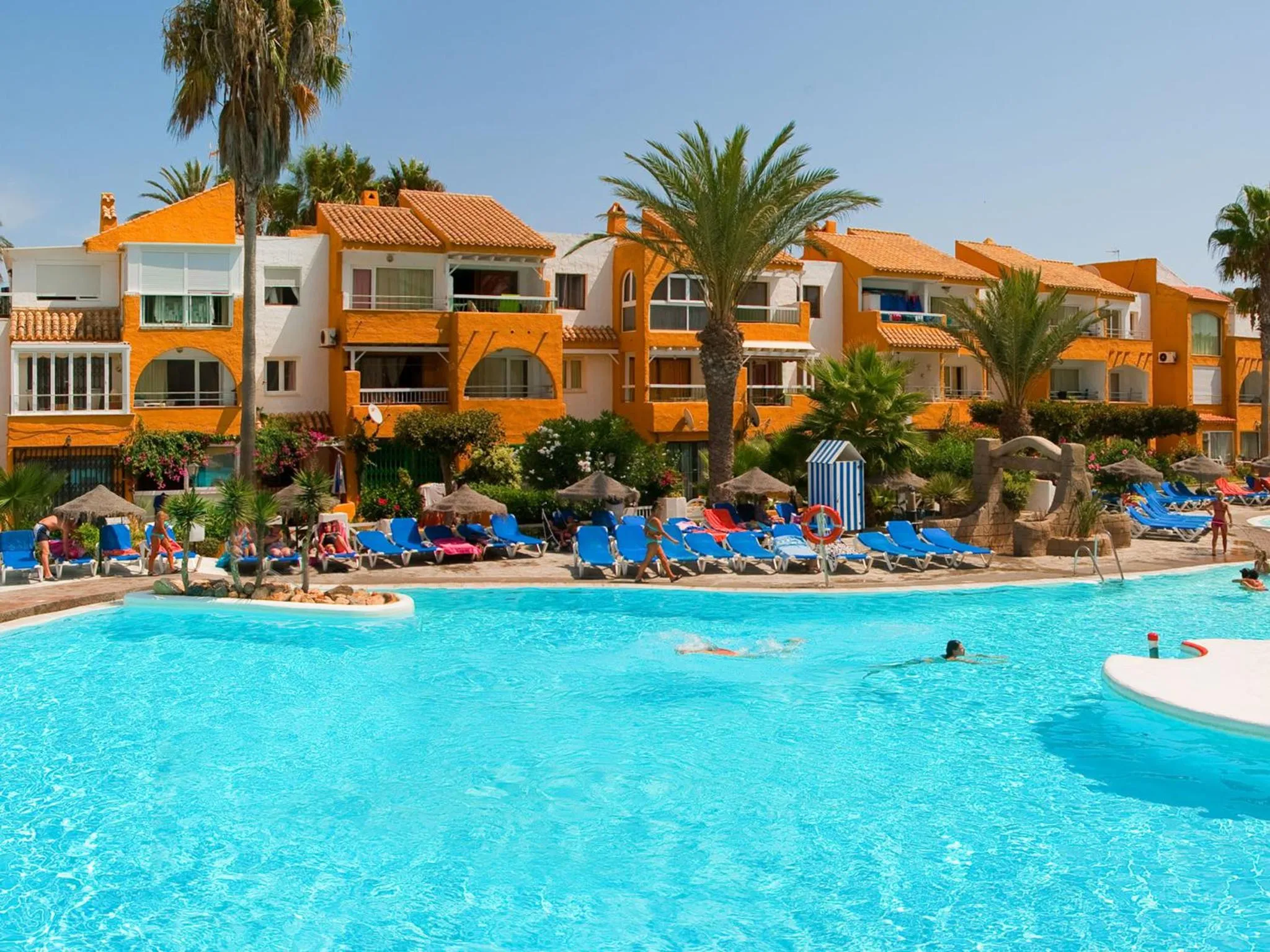 Swimming pool in Playalinda