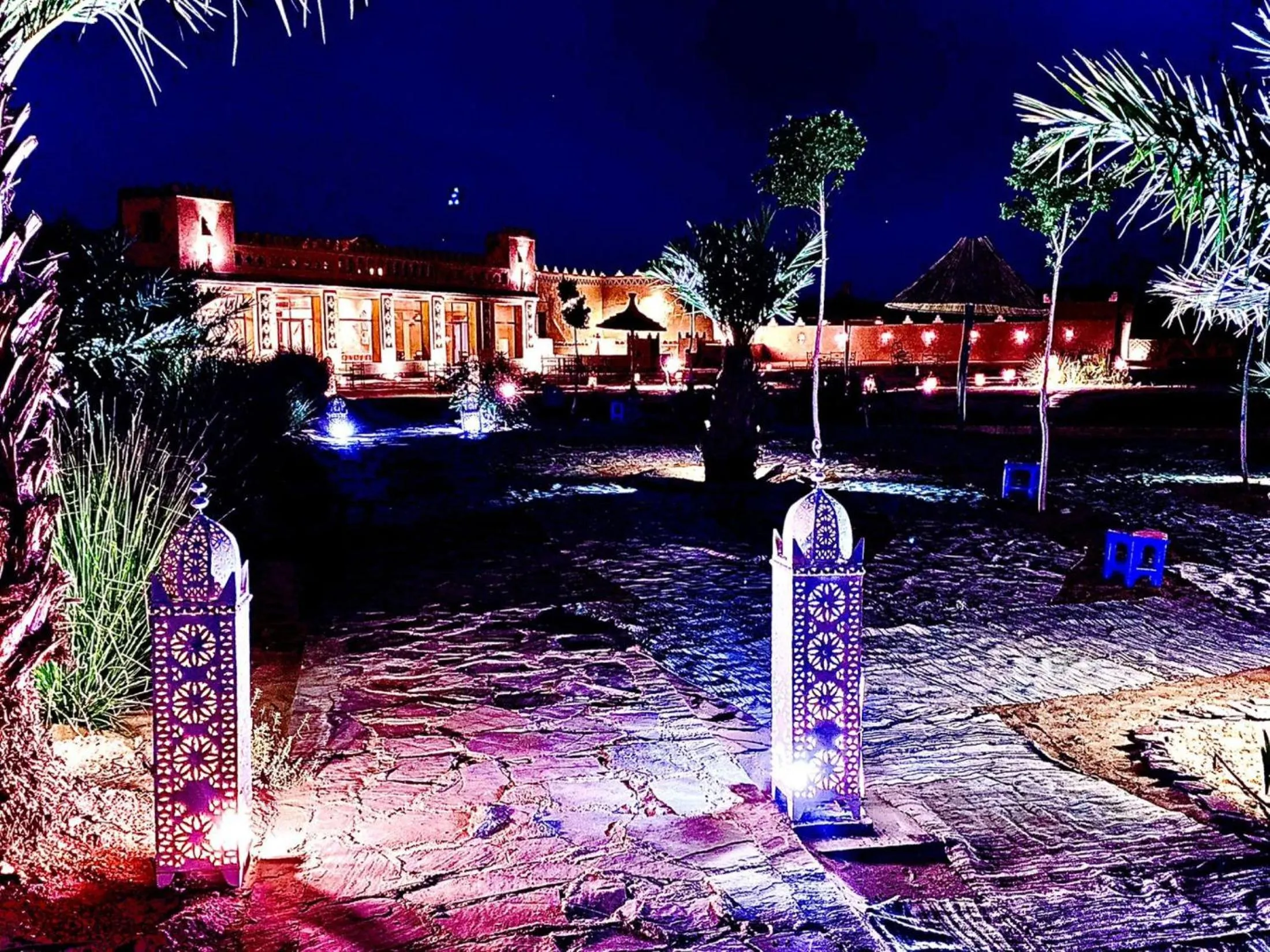 Garden in Yakout Merzouga Luxury Camp