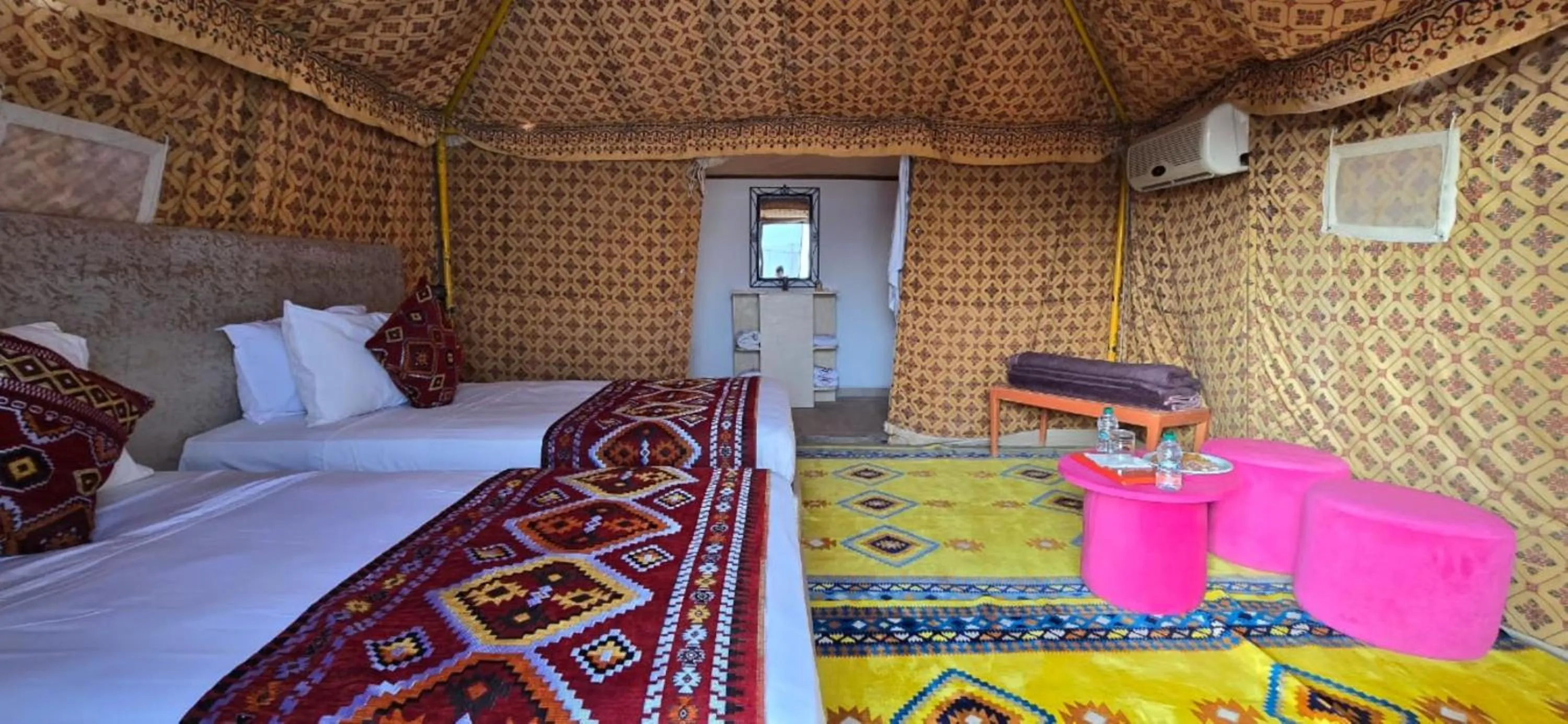 Bedroom, Bed in Yakout Merzouga Luxury Camp