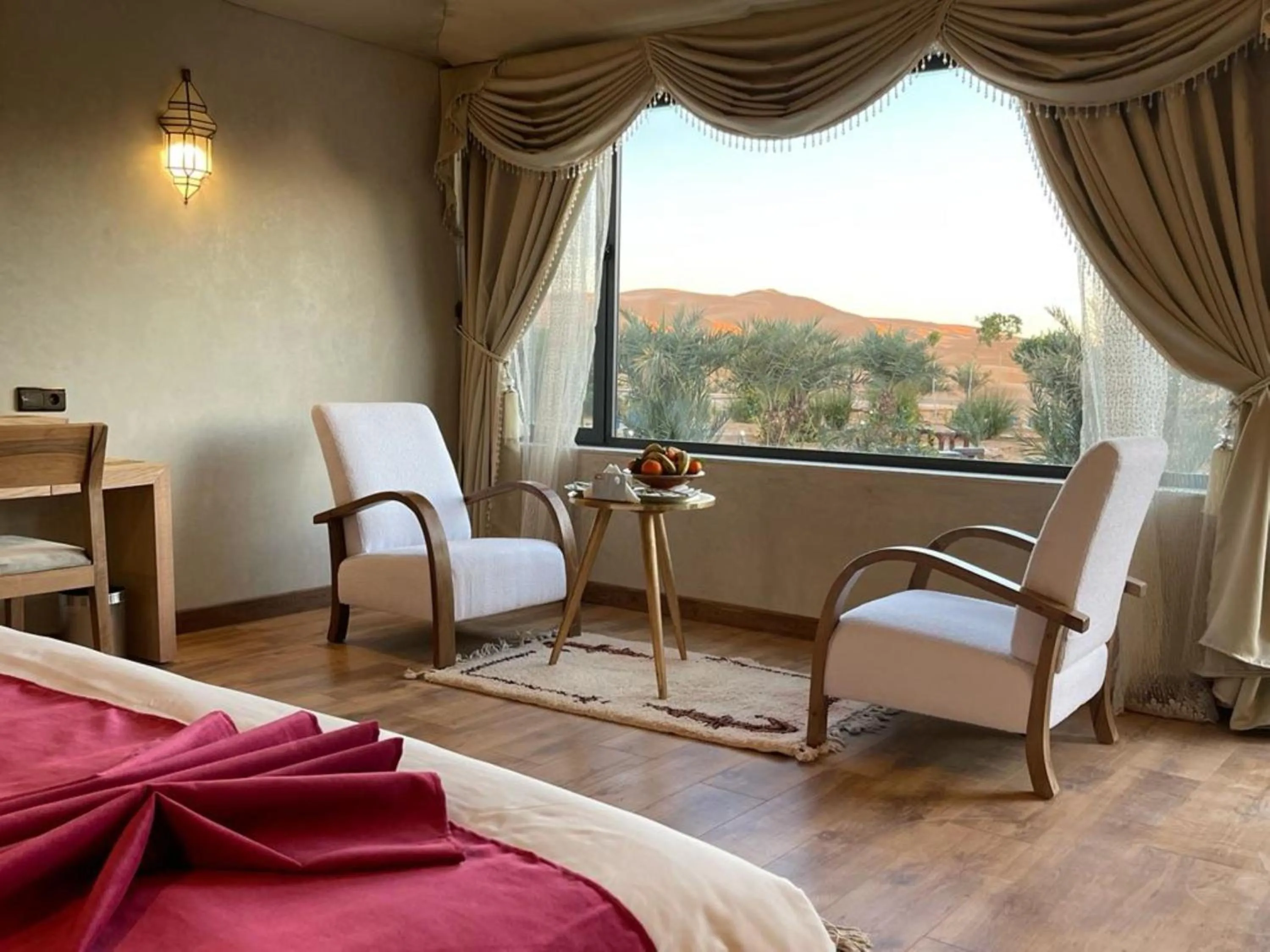 Natural landscape, Bed in Yakout Merzouga Luxury Camp