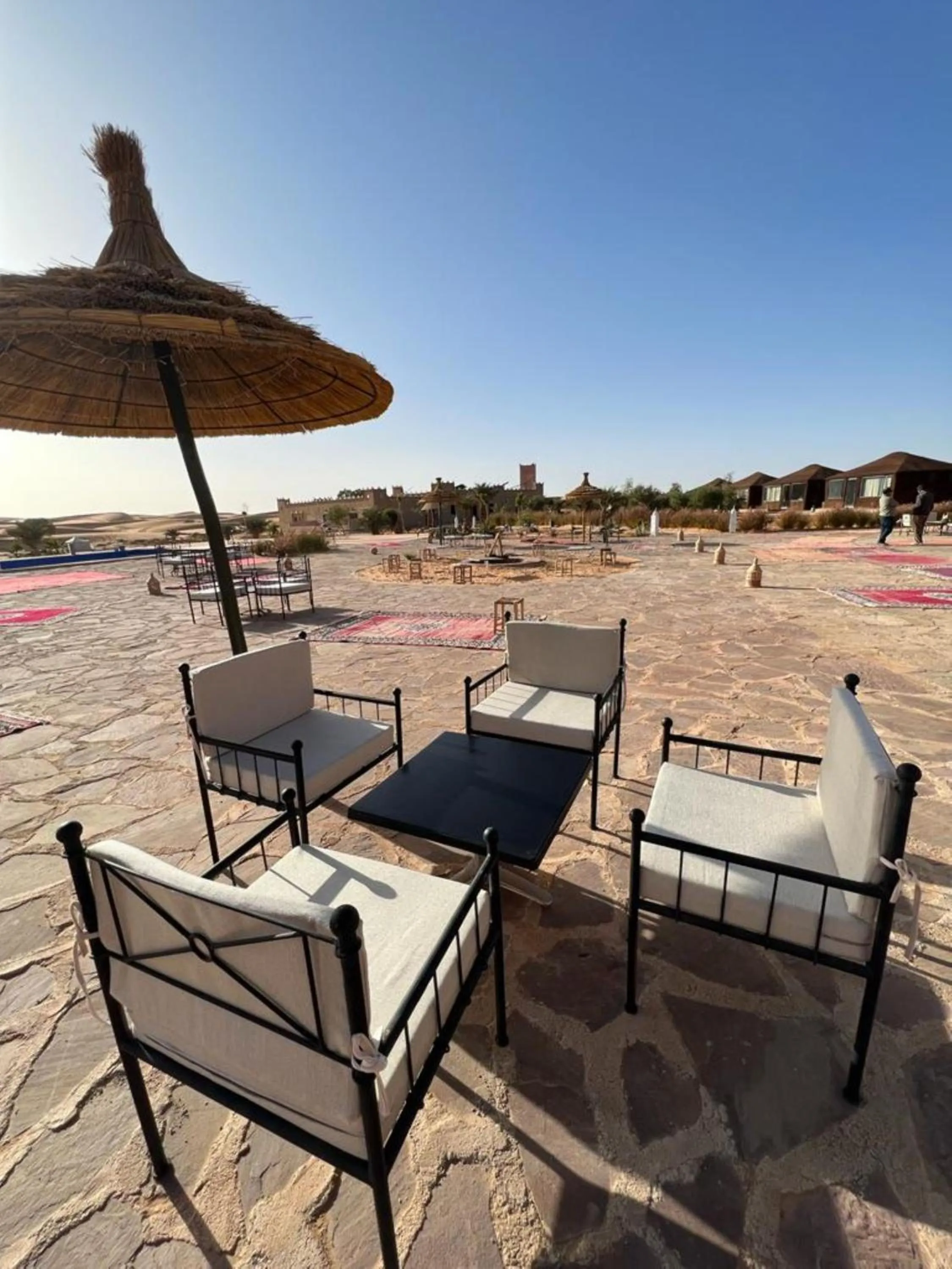 Patio in Yakout Merzouga Luxury Camp