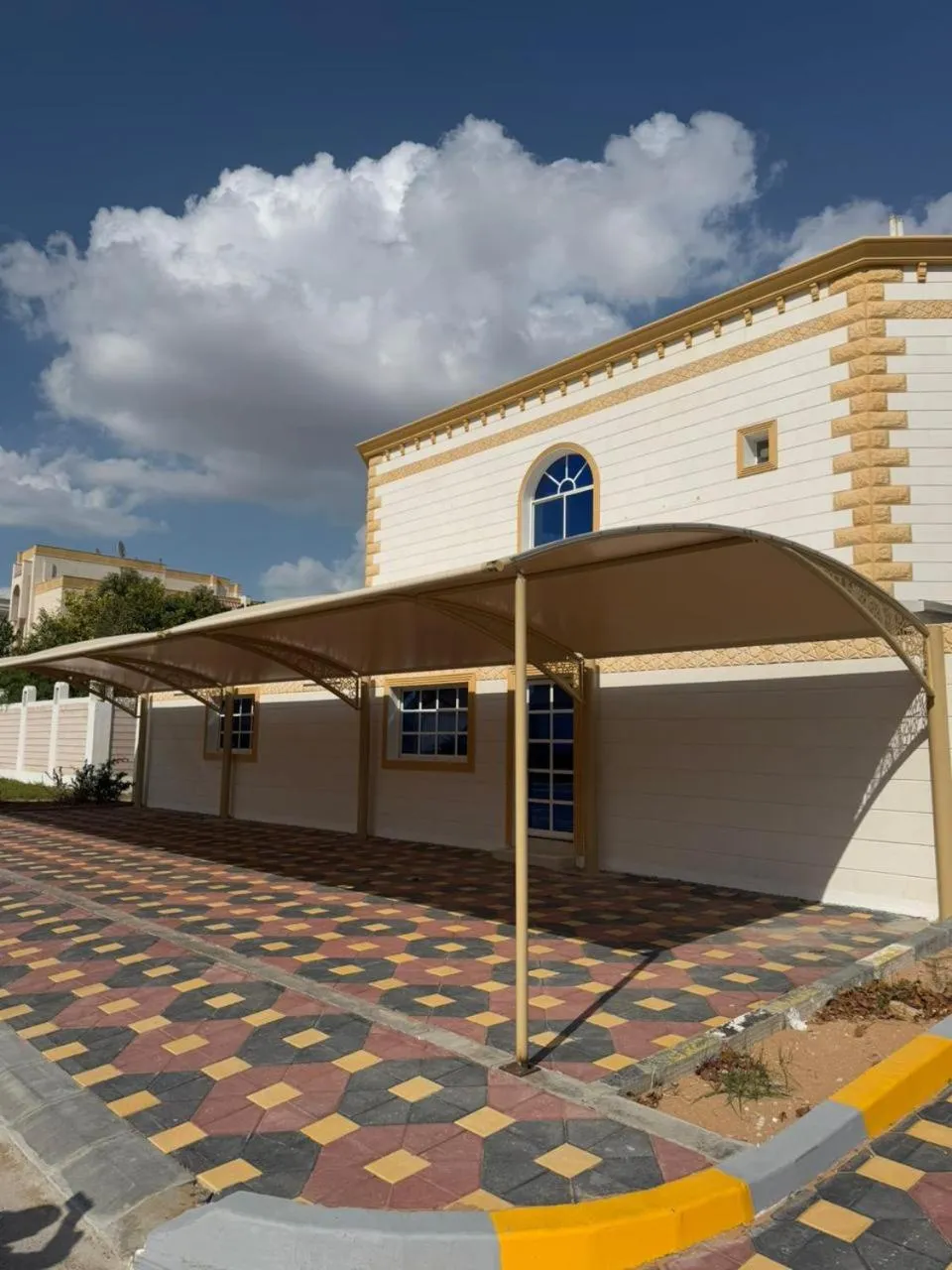 Property building in International Abu Dhabi Hostel