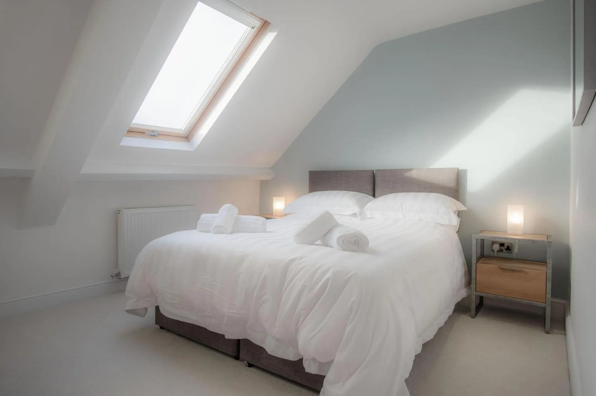 Floor plan, Bed in Skylark - 2 Bedroom Apartment - Tenby