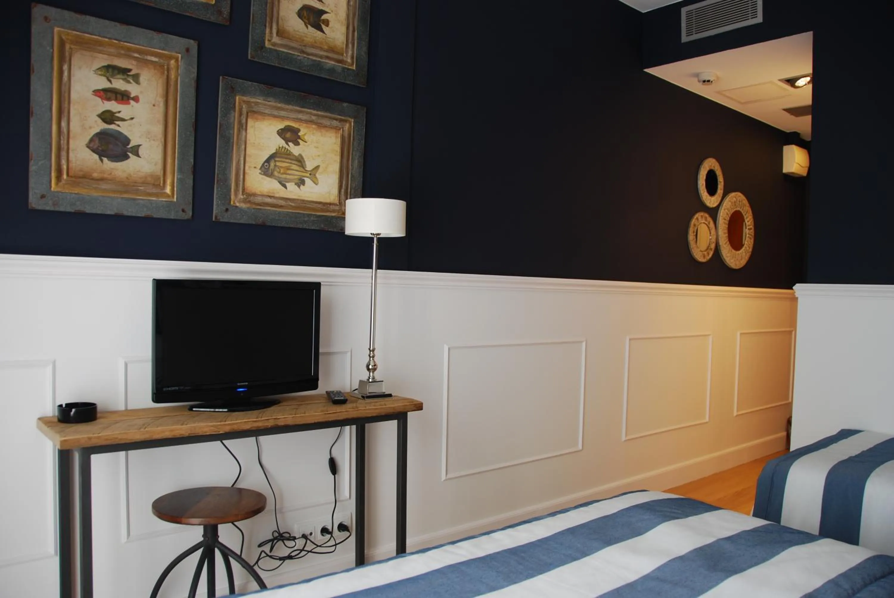 Bed in Hotel Els Pins