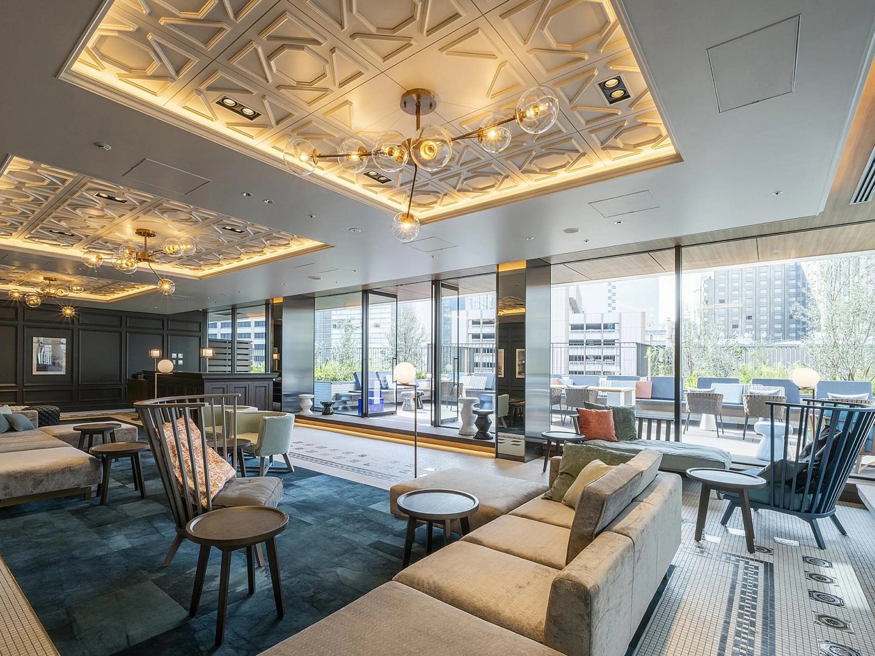 Lobby or reception in GINZA HOTEL by GRANBELL