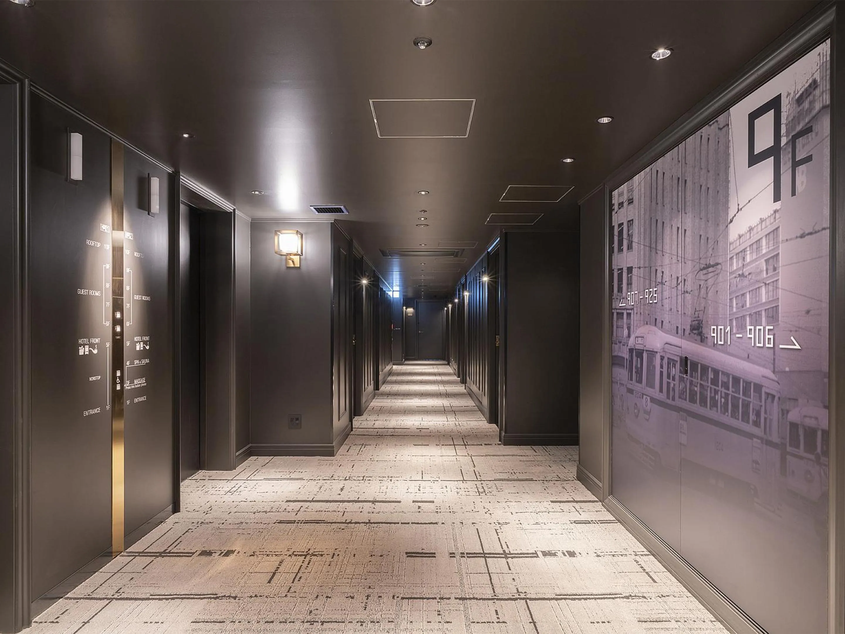 elevator in GINZA HOTEL by GRANBELL