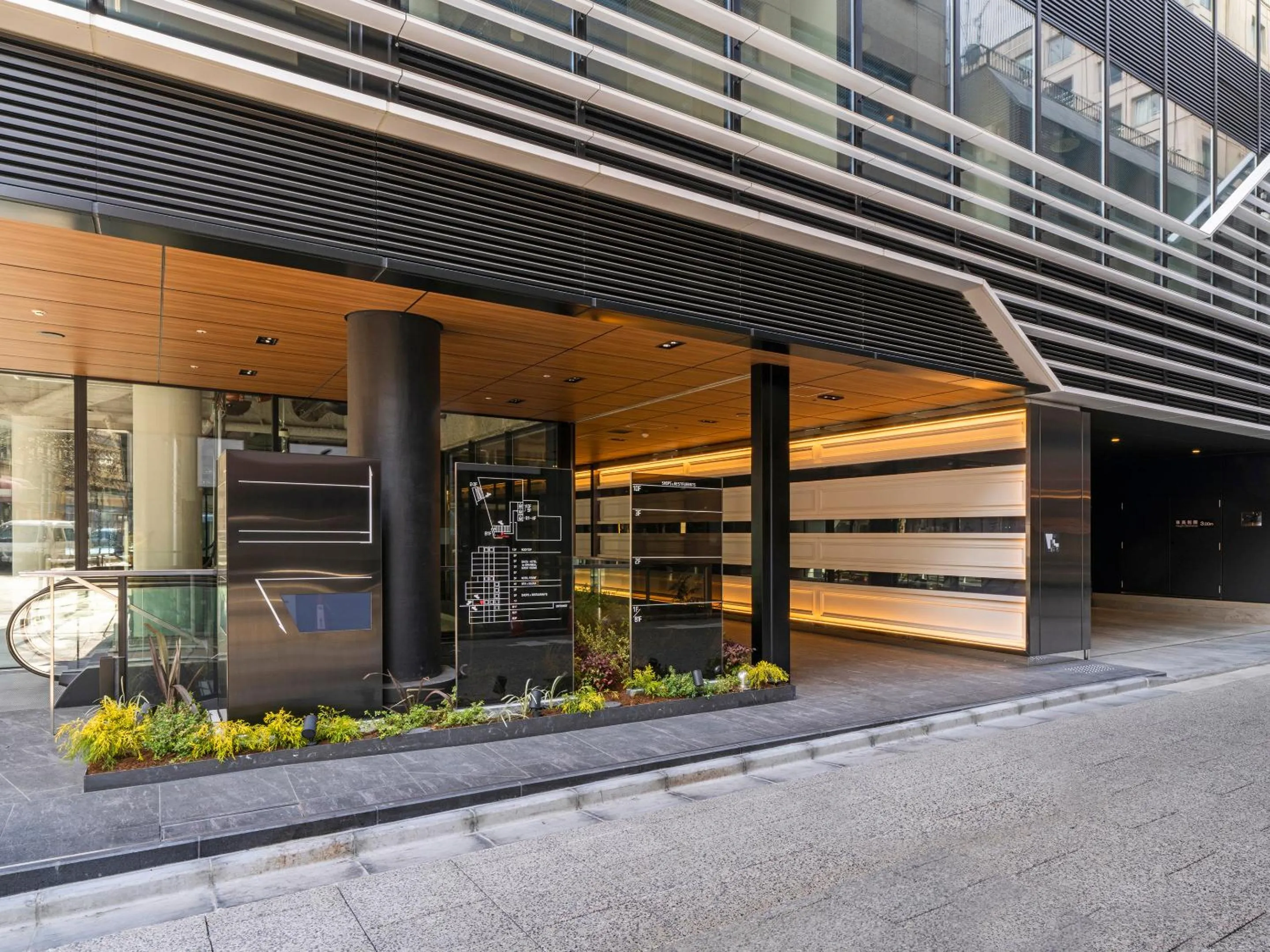 Facade/entrance in GINZA HOTEL by GRANBELL