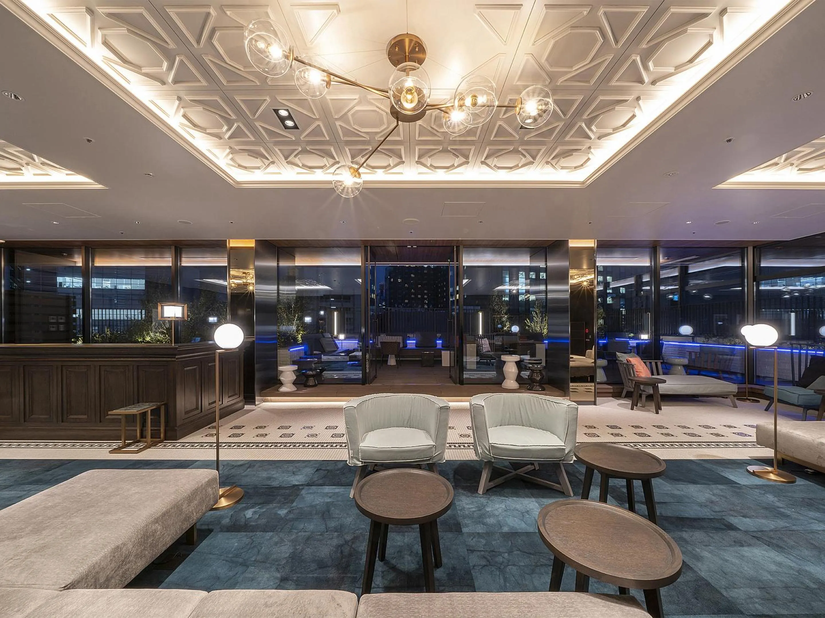 Lobby or reception in GINZA HOTEL by GRANBELL