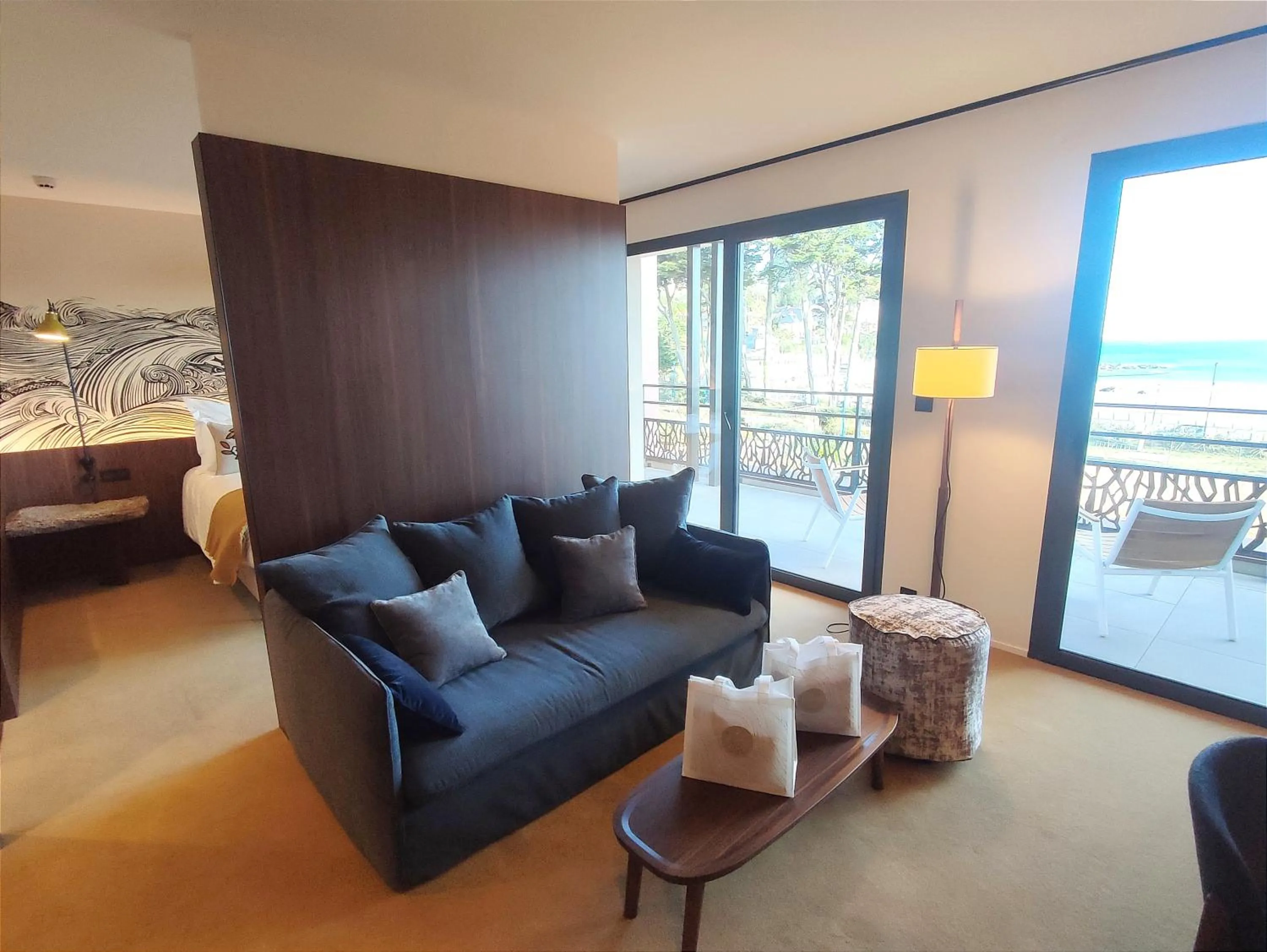 Living room in Hôtel Roz Marine Thalasso Resort