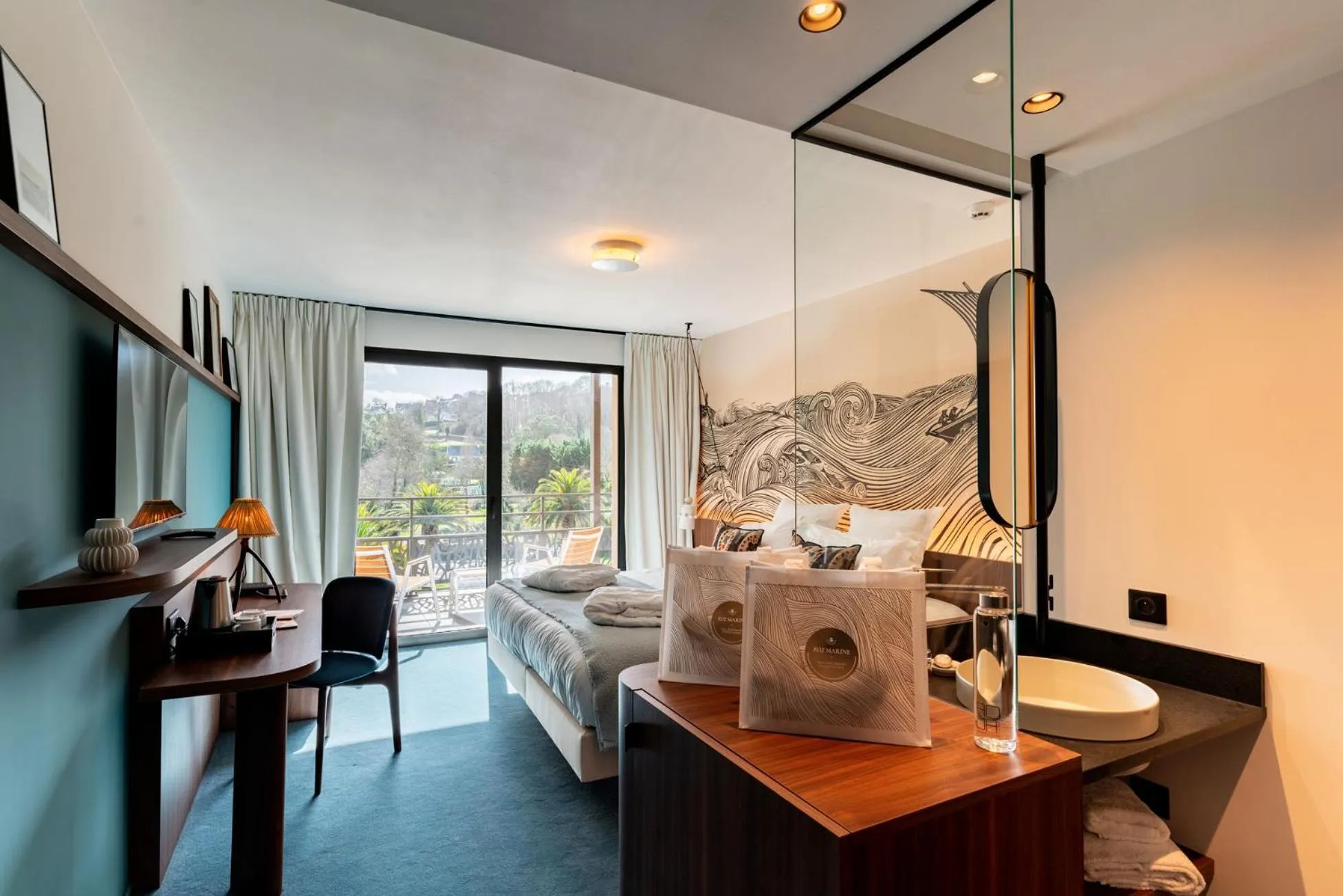 Garden view in Hôtel Roz Marine Thalasso Resort