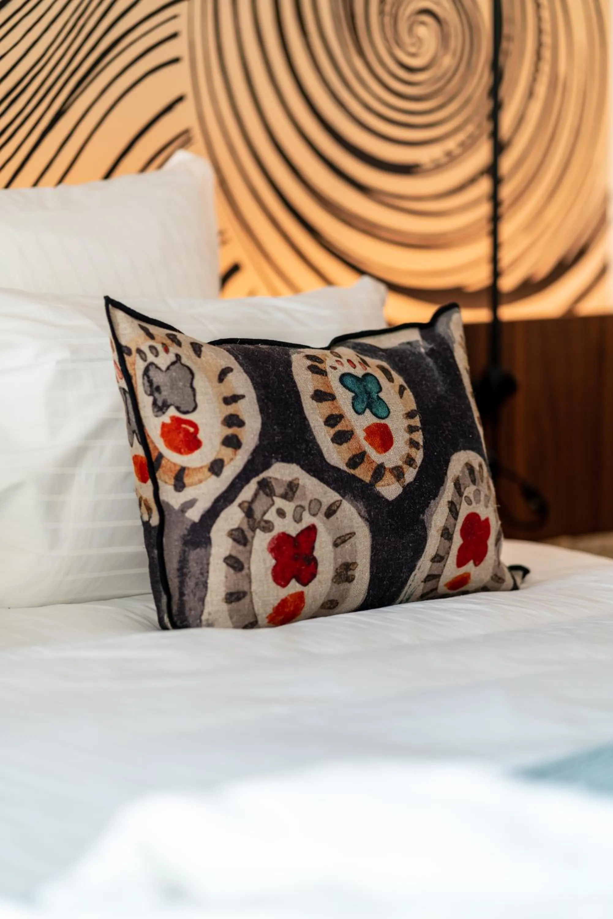 Decorative detail, Bed in Hôtel Roz Marine Thalasso Resort