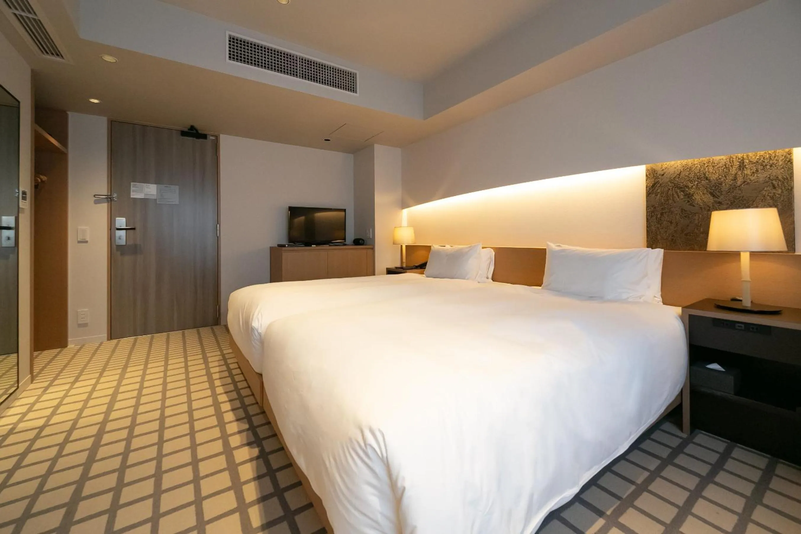 Bed in THE GENERAL KYOTO Shijou Shinmachi