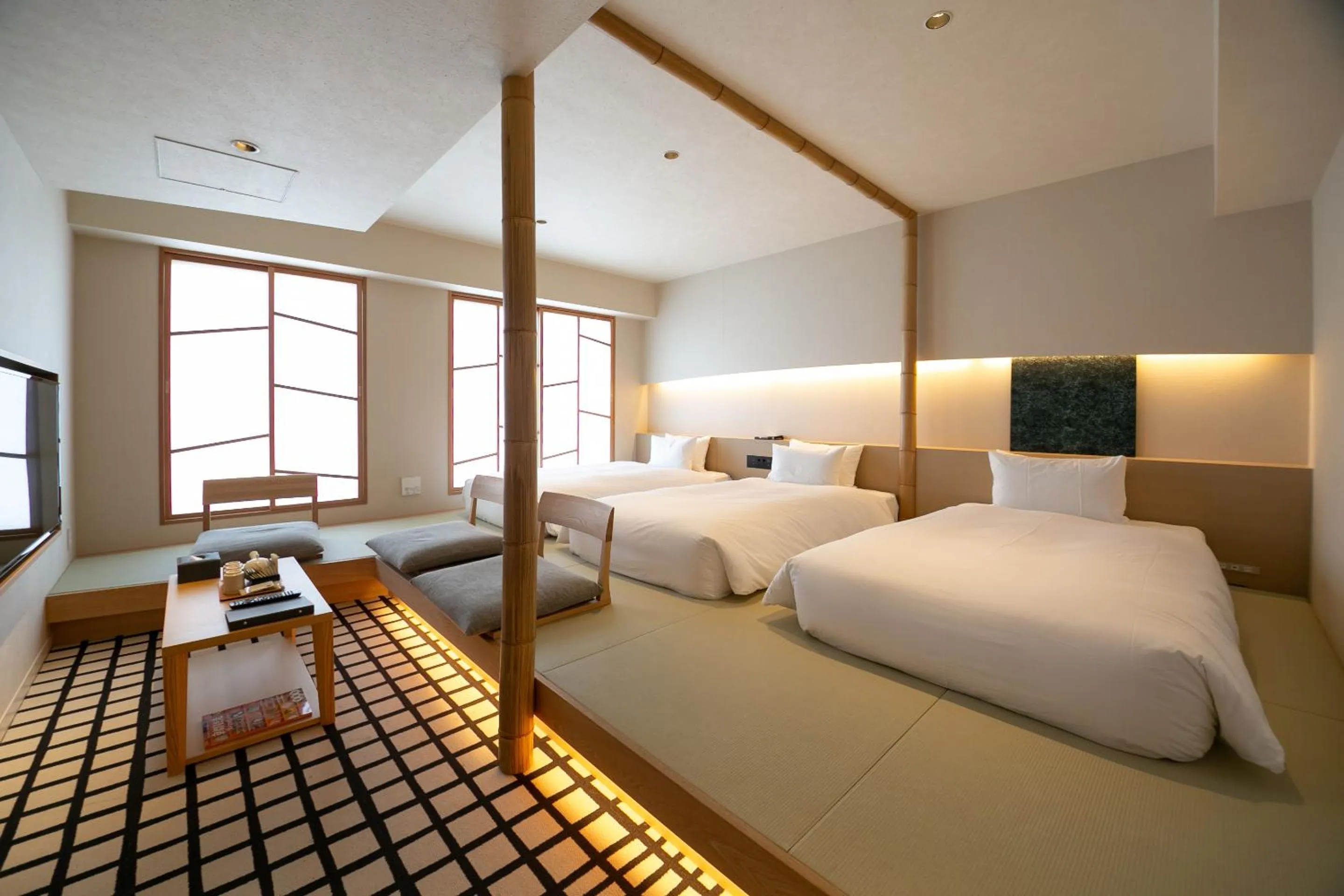 Photo of the whole room, Bed in THE GENERAL KYOTO Shijou Shinmachi