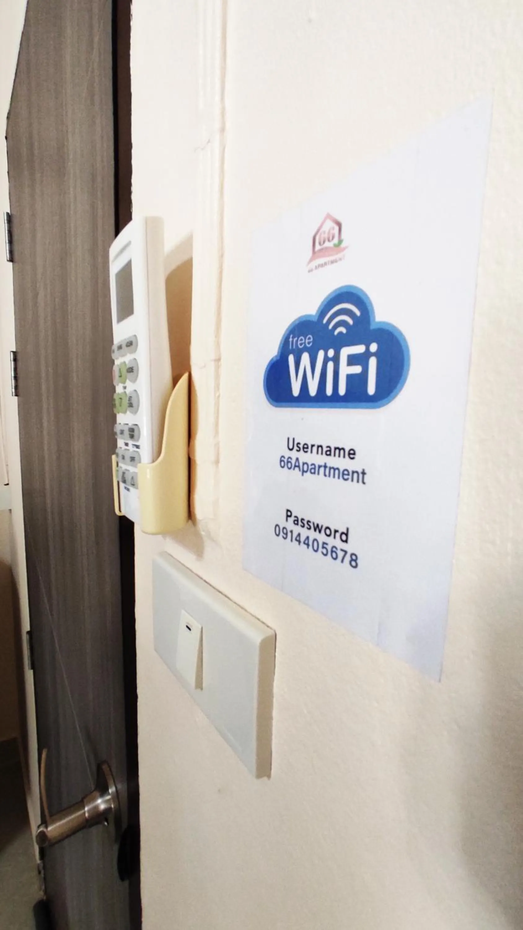 Logo/Certificate/Sign in 66 Apartment