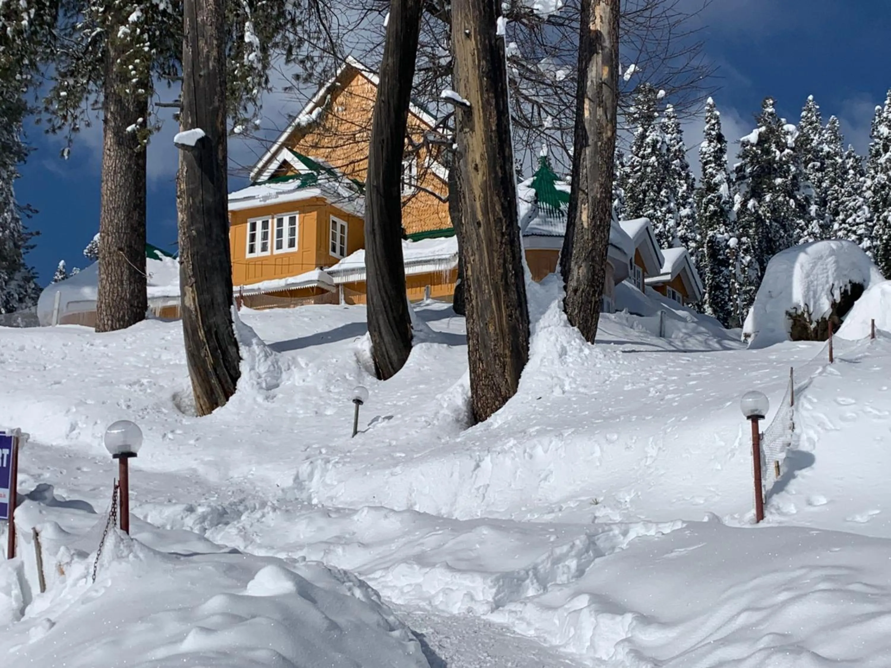 Property building in Gulmarg Ski Hill Resort