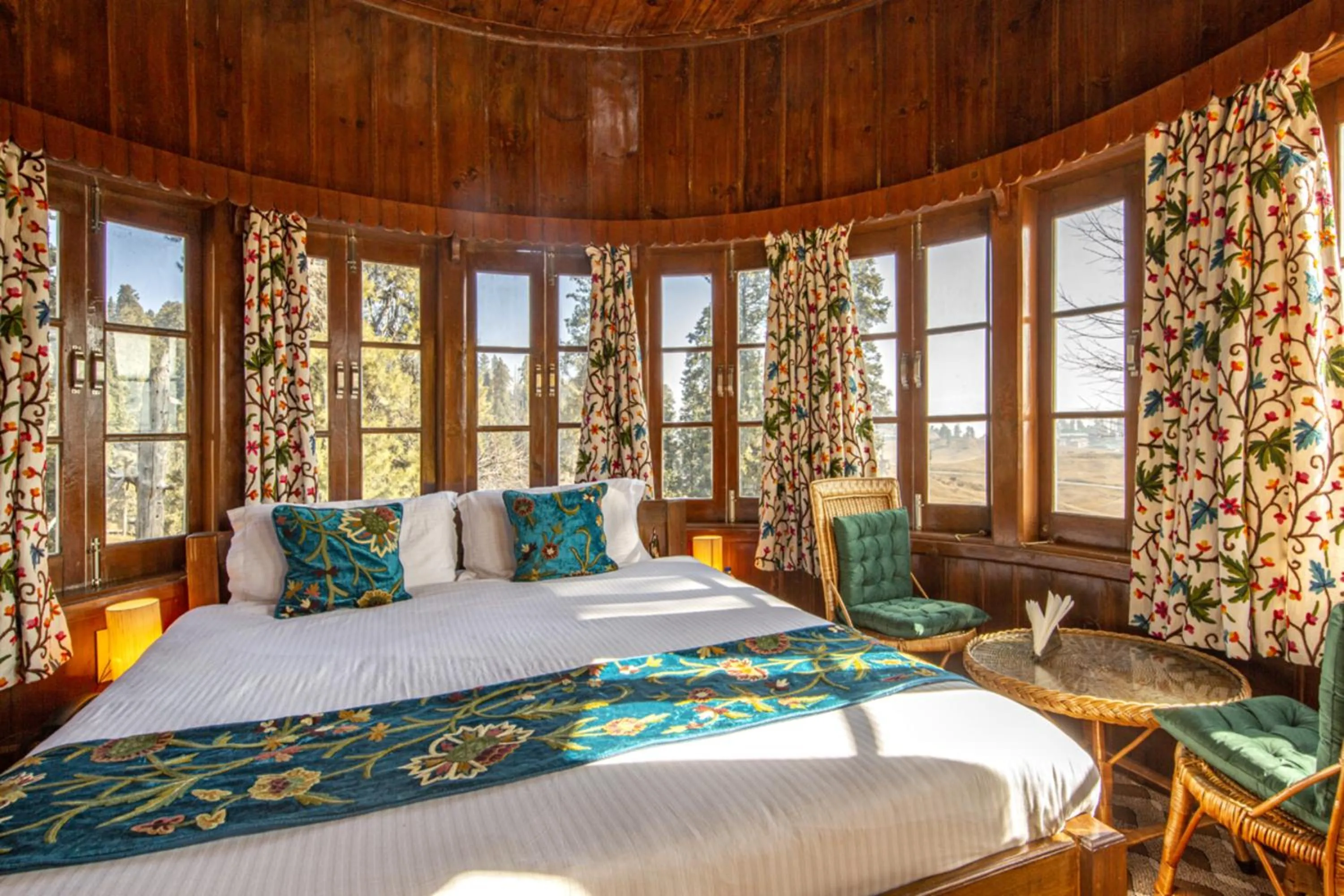 Bed in Gulmarg Ski Hill Resort