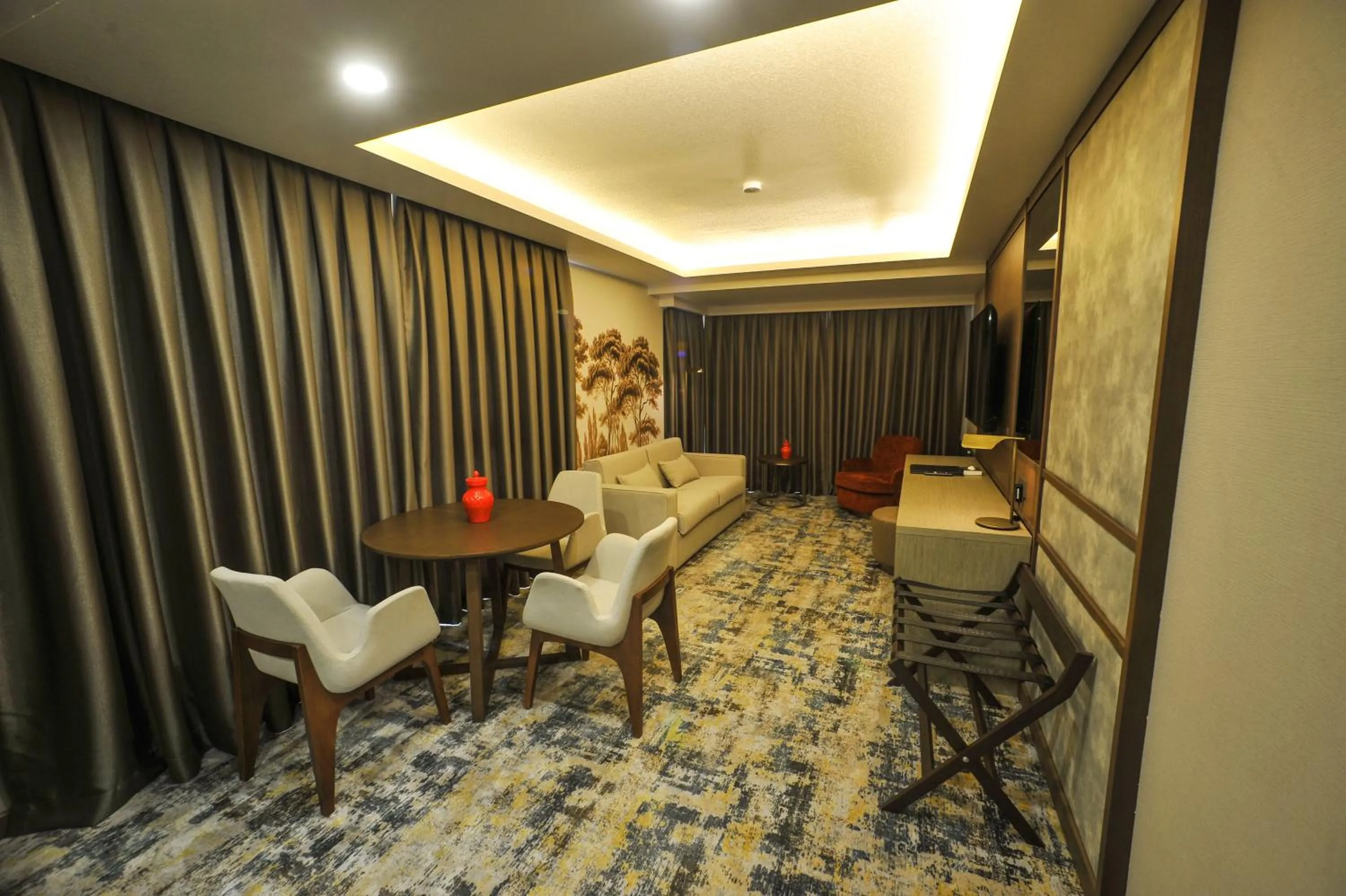 Living room in The Alpfine Hotel