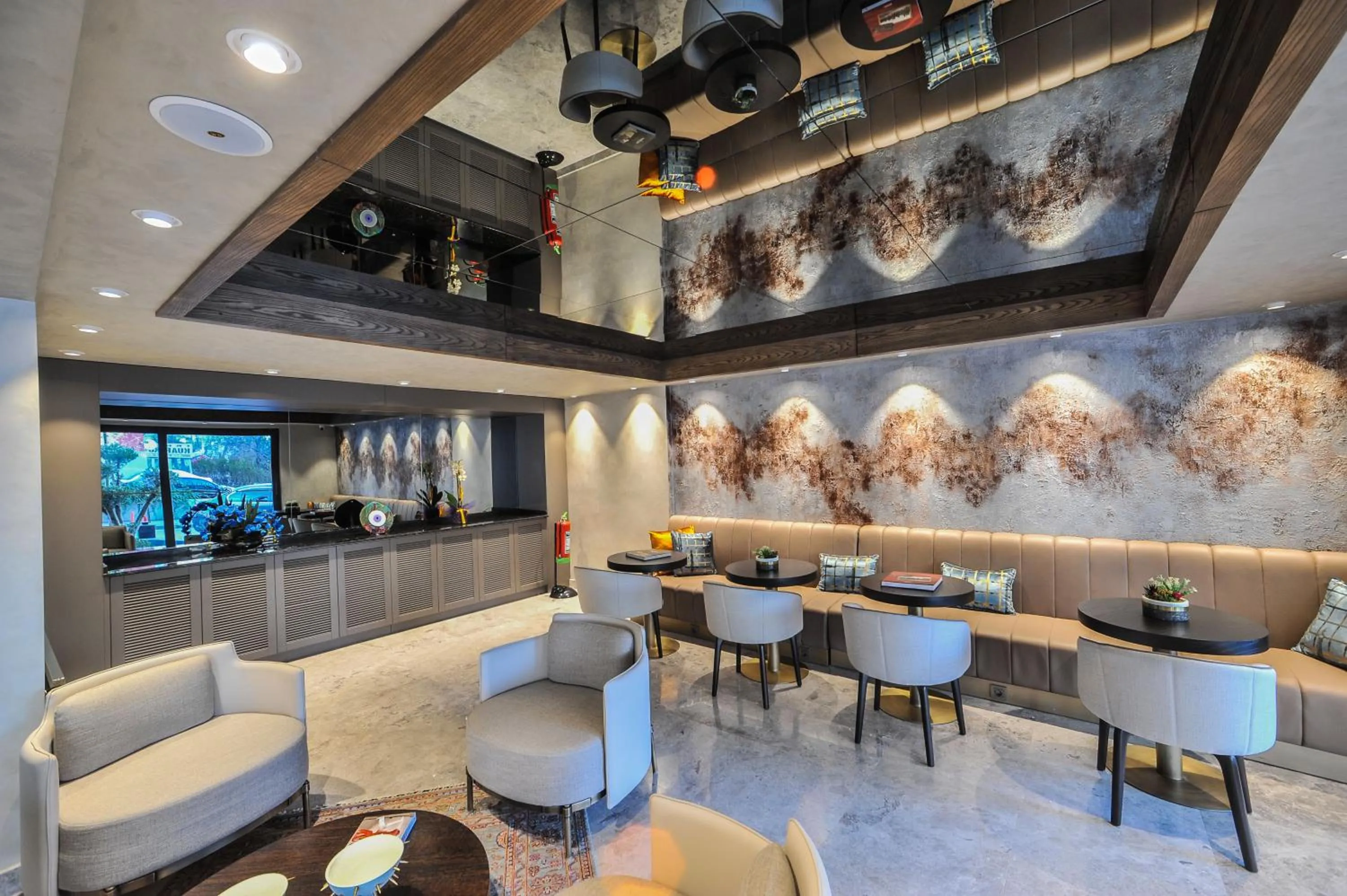 Lobby or reception in The Alpfine Hotel