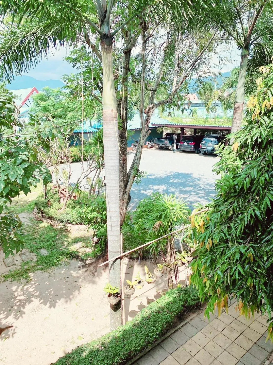 Parking in Baan Karnjana Hotel Samui