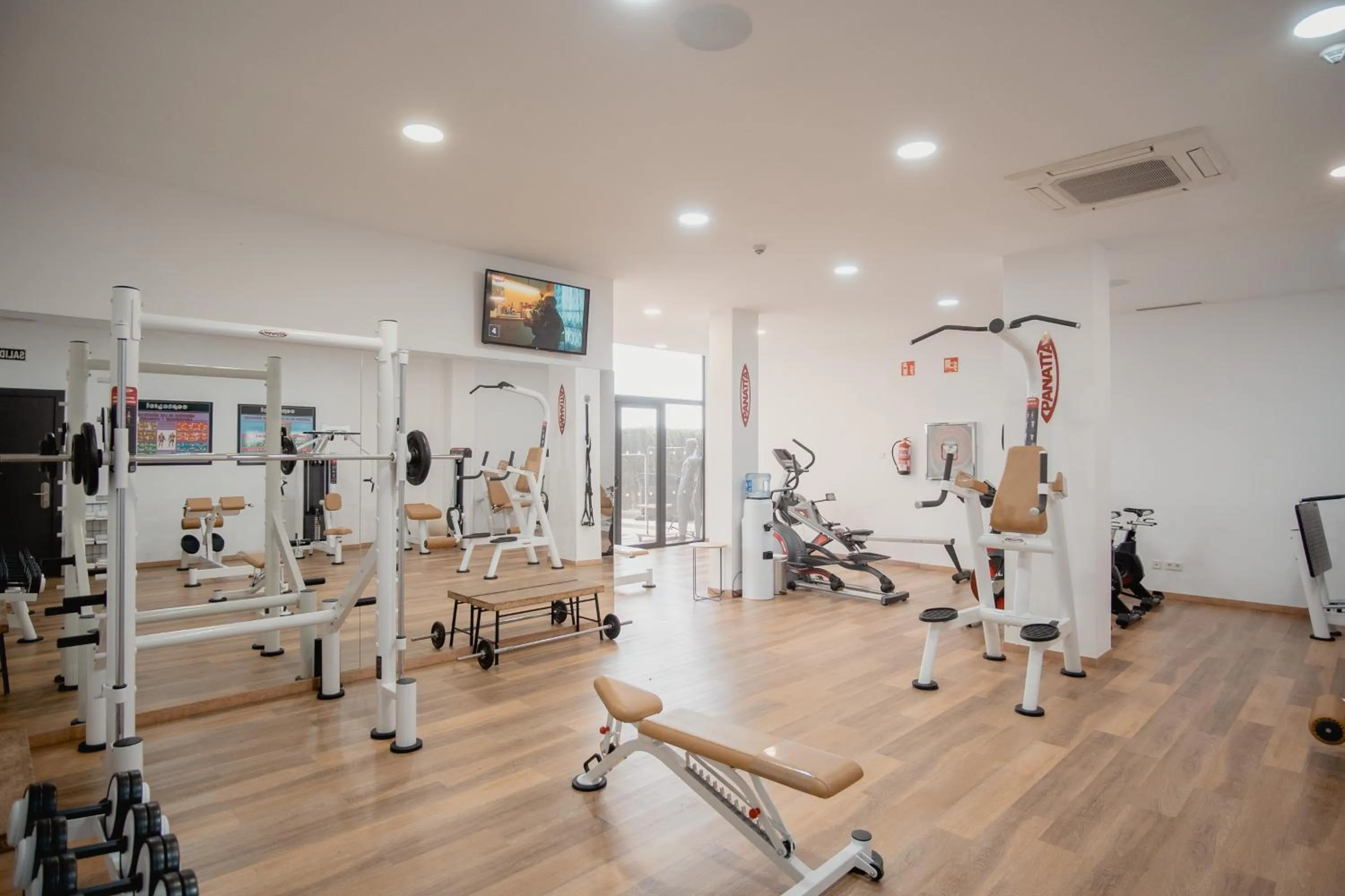 Fitness centre/facilities in Hotel Cap Negret