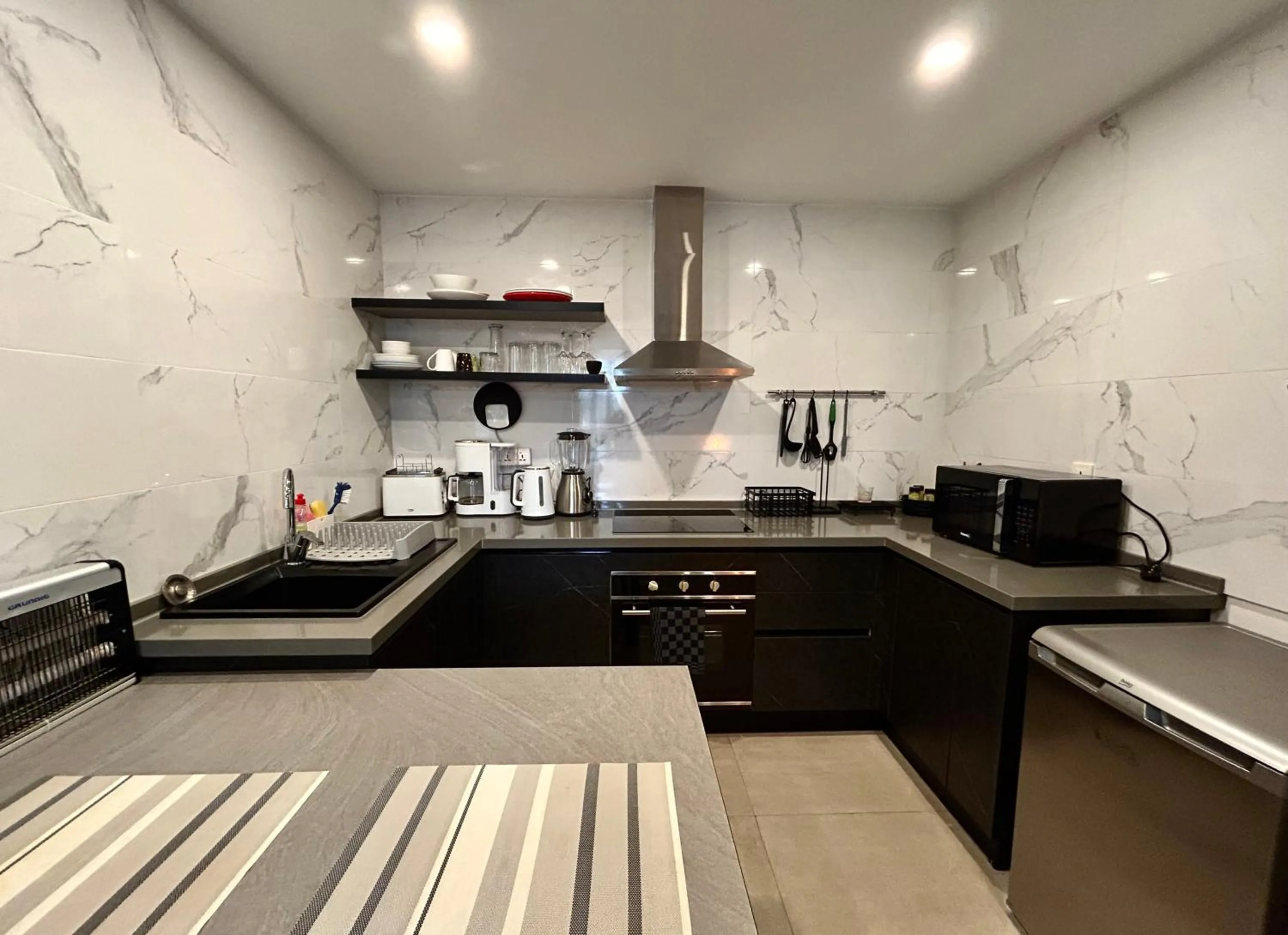 microwave in Kololi Sands Apartments