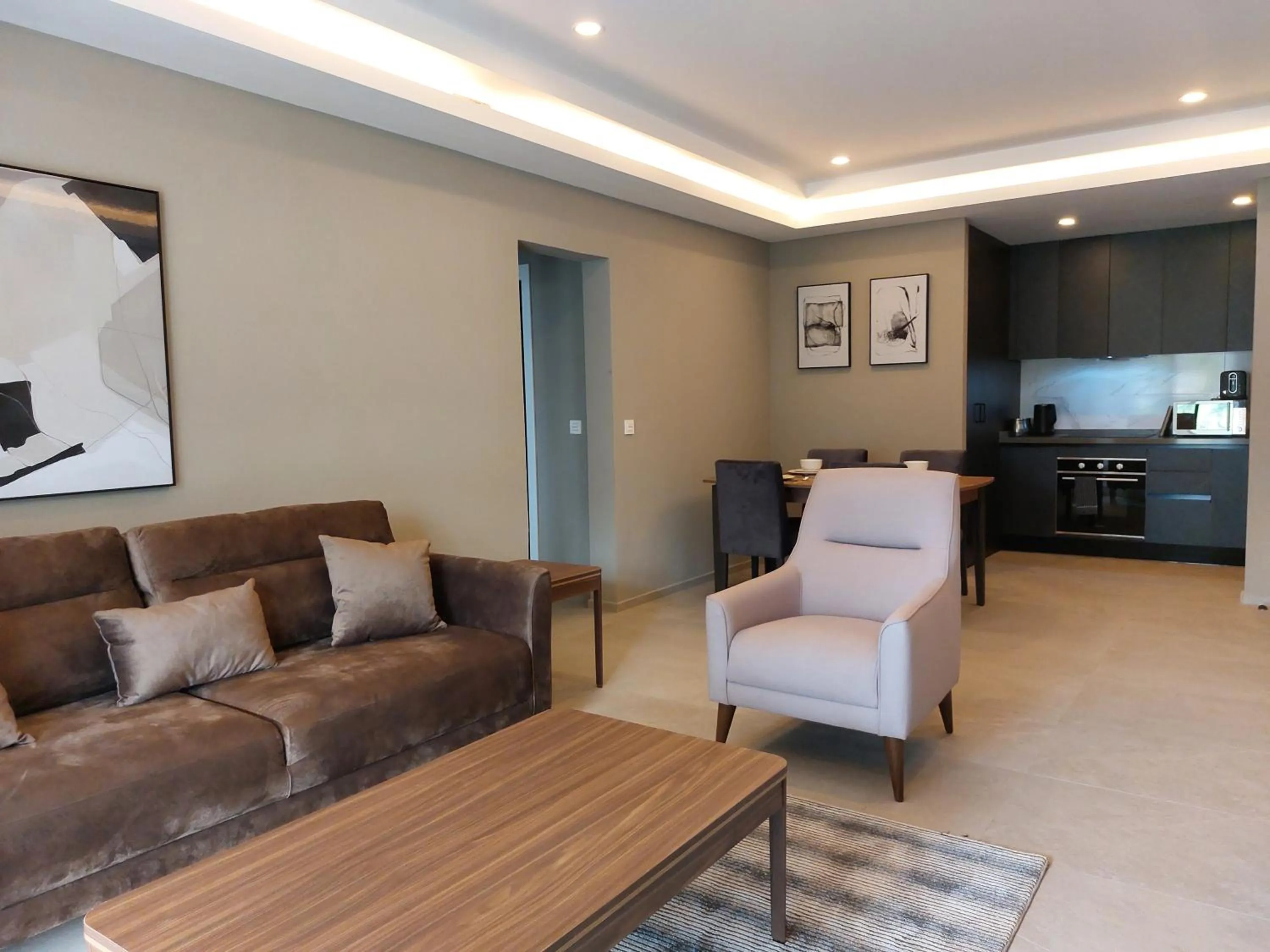 Kitchen or kitchenette in Kololi Sands Apartments