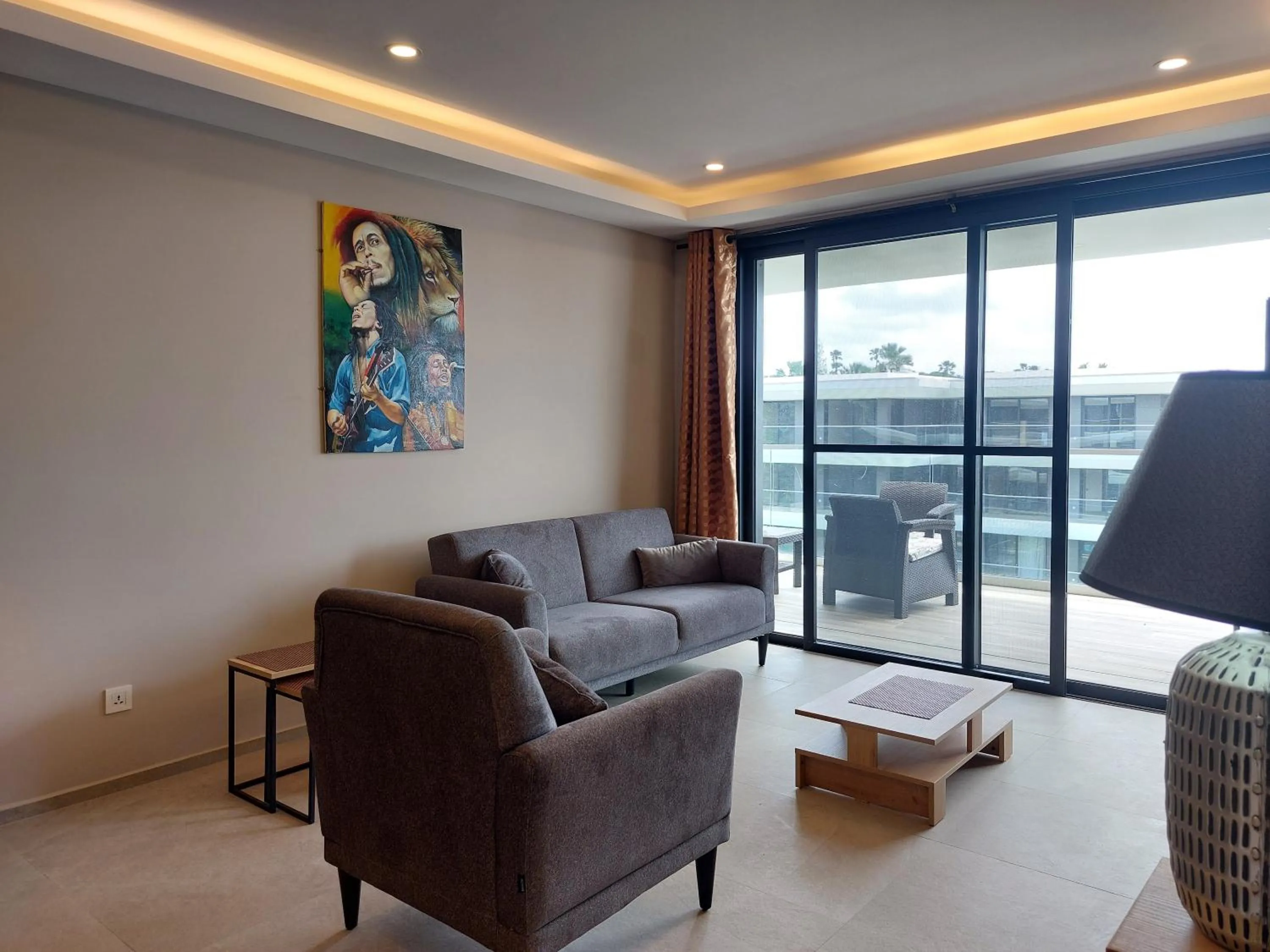 Living room in Kololi Sands Apartments