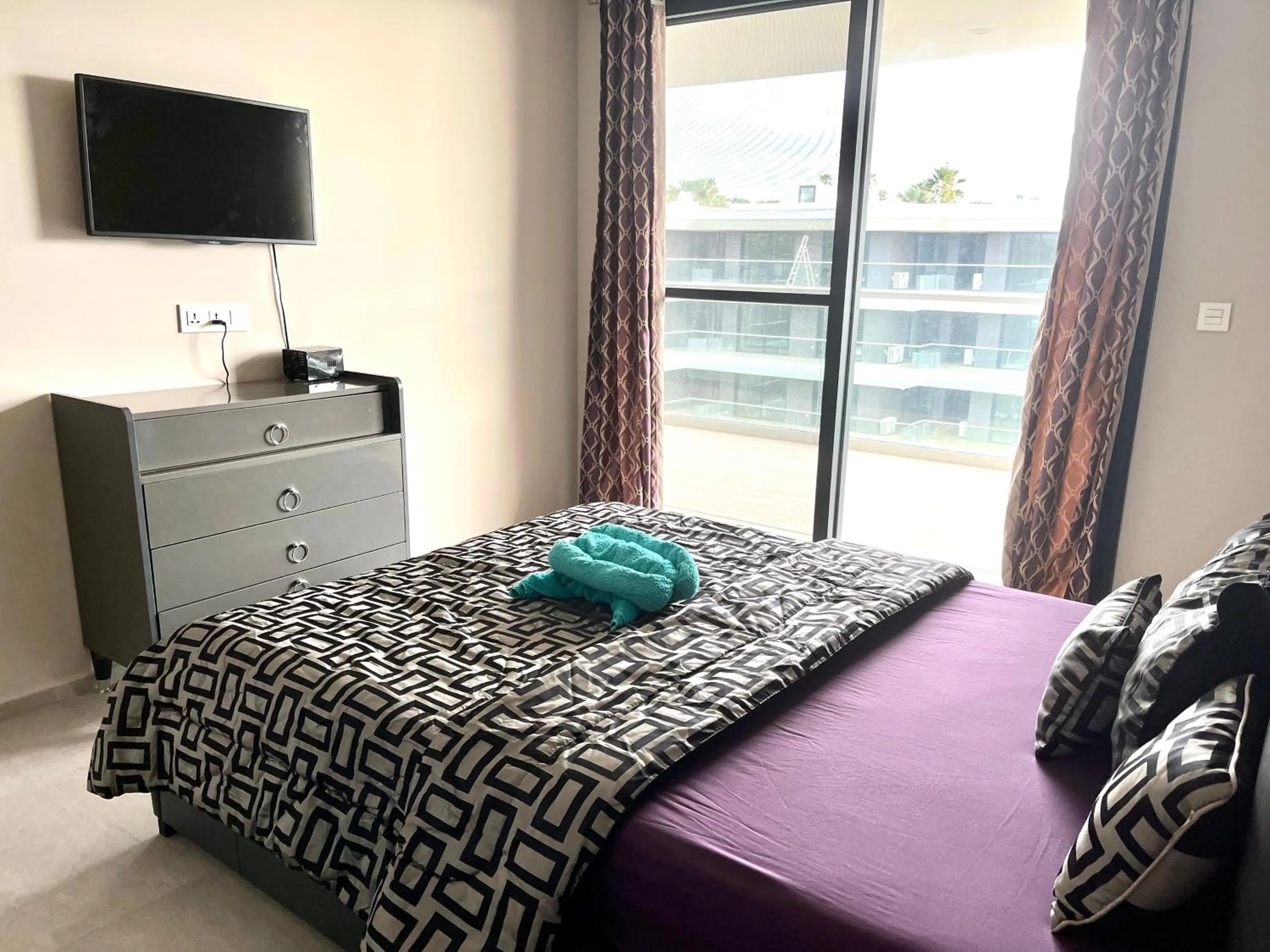 TV and multimedia, Bed in Kololi Sands Apartments