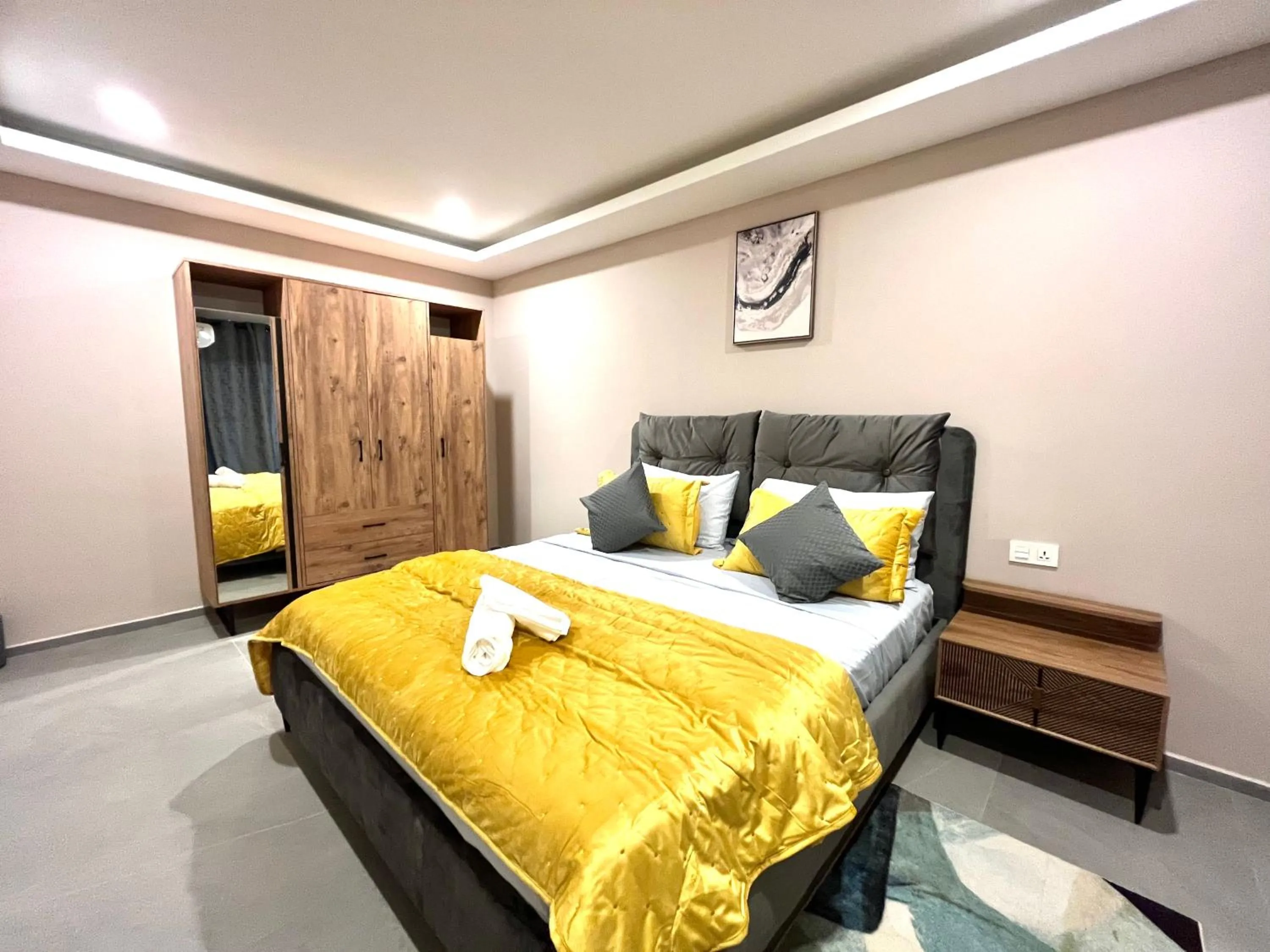 Bed in Kololi Sands Apartments