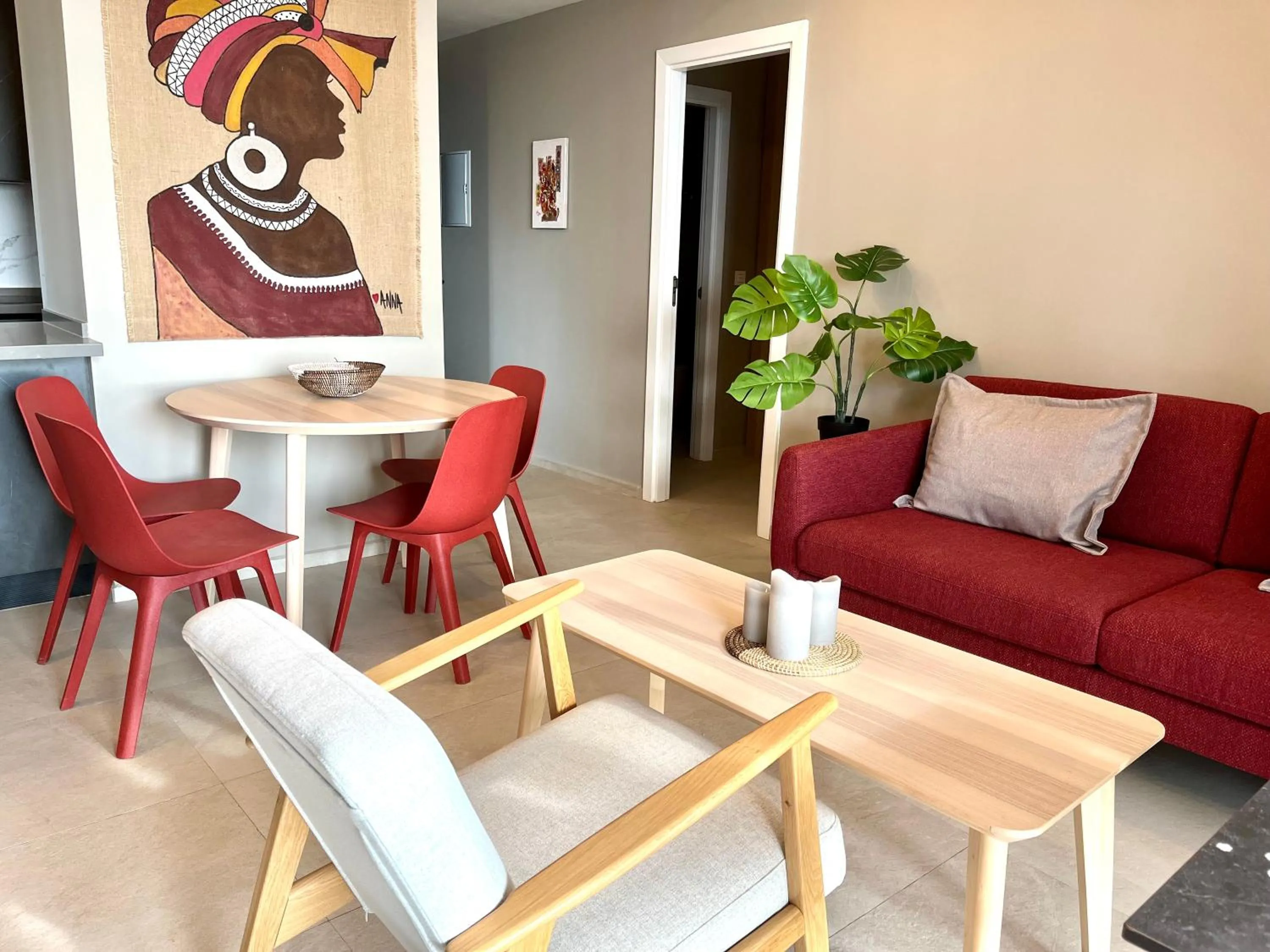 Living room in Kololi Sands Apartments