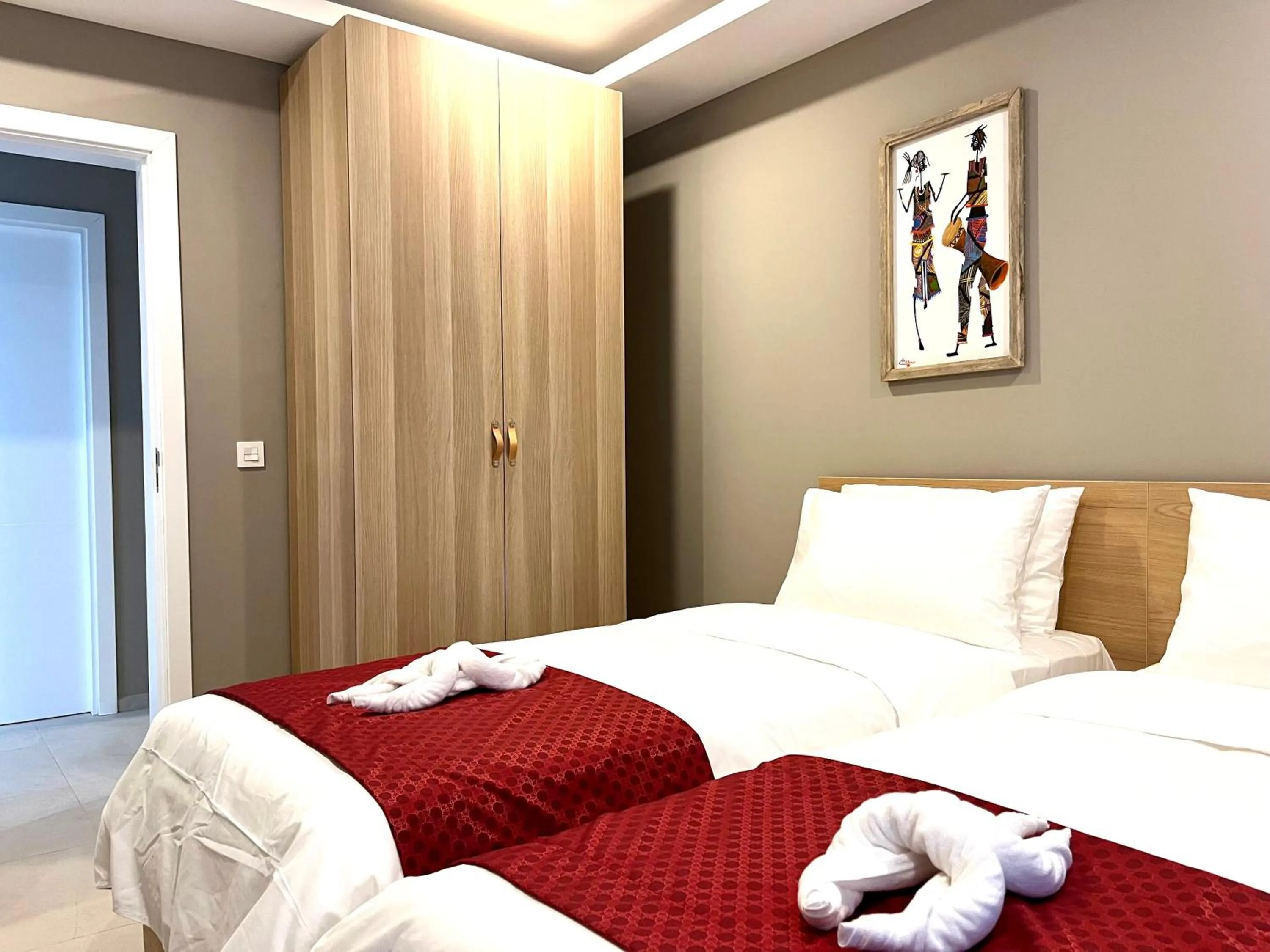 Bed in Kololi Sands Apartments