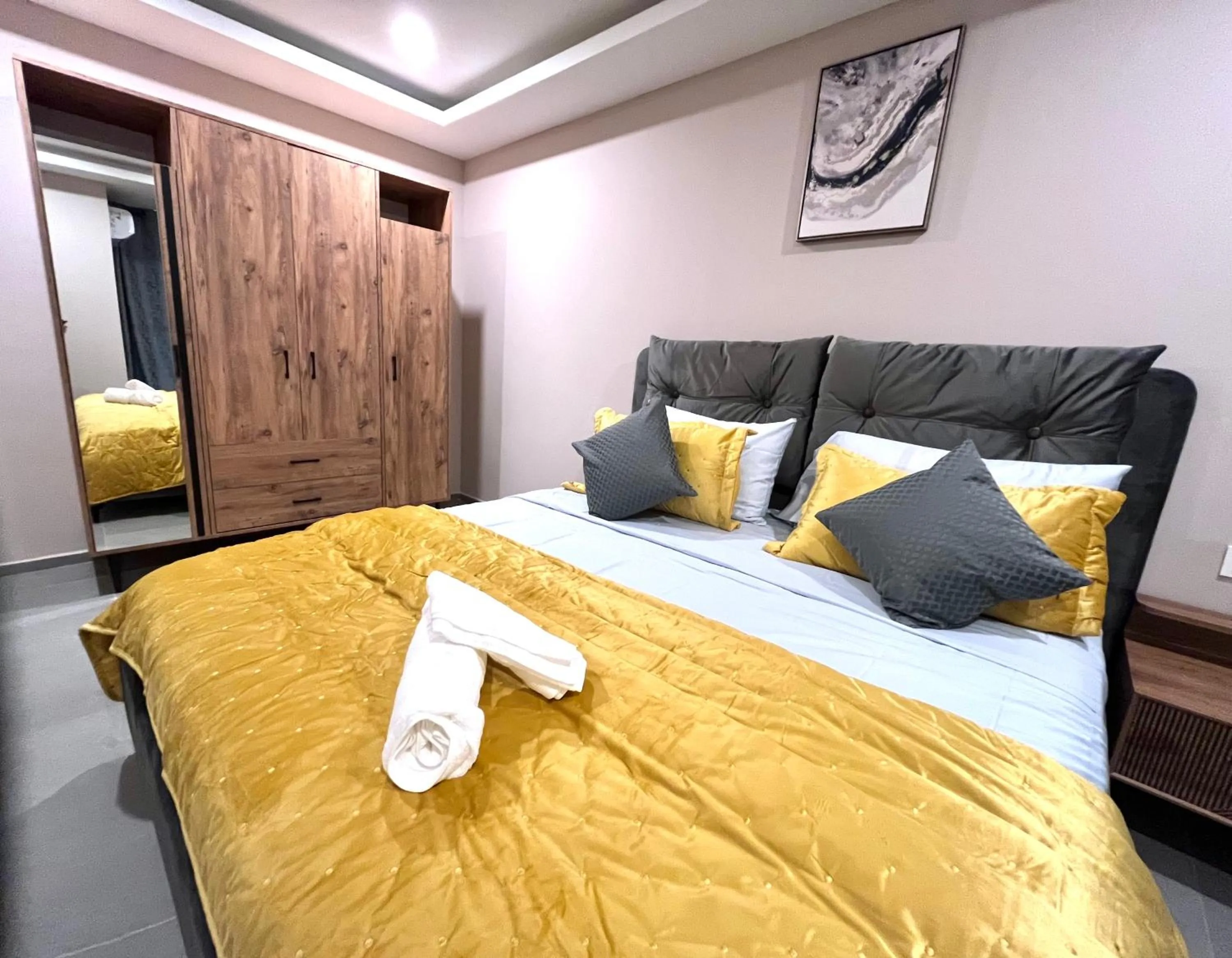 Bed in Kololi Sands Apartments