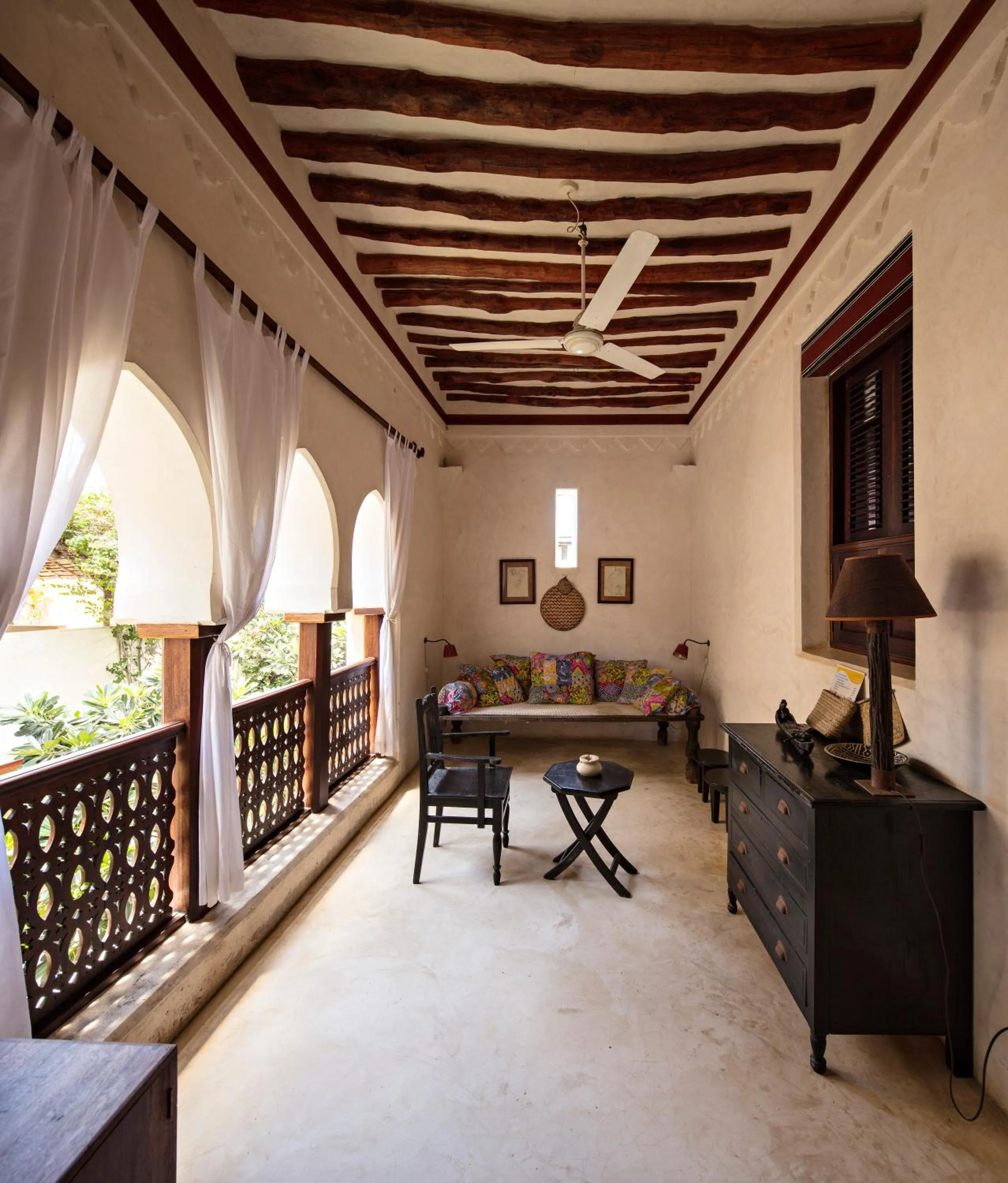 Living room in LAMU HOUSE
