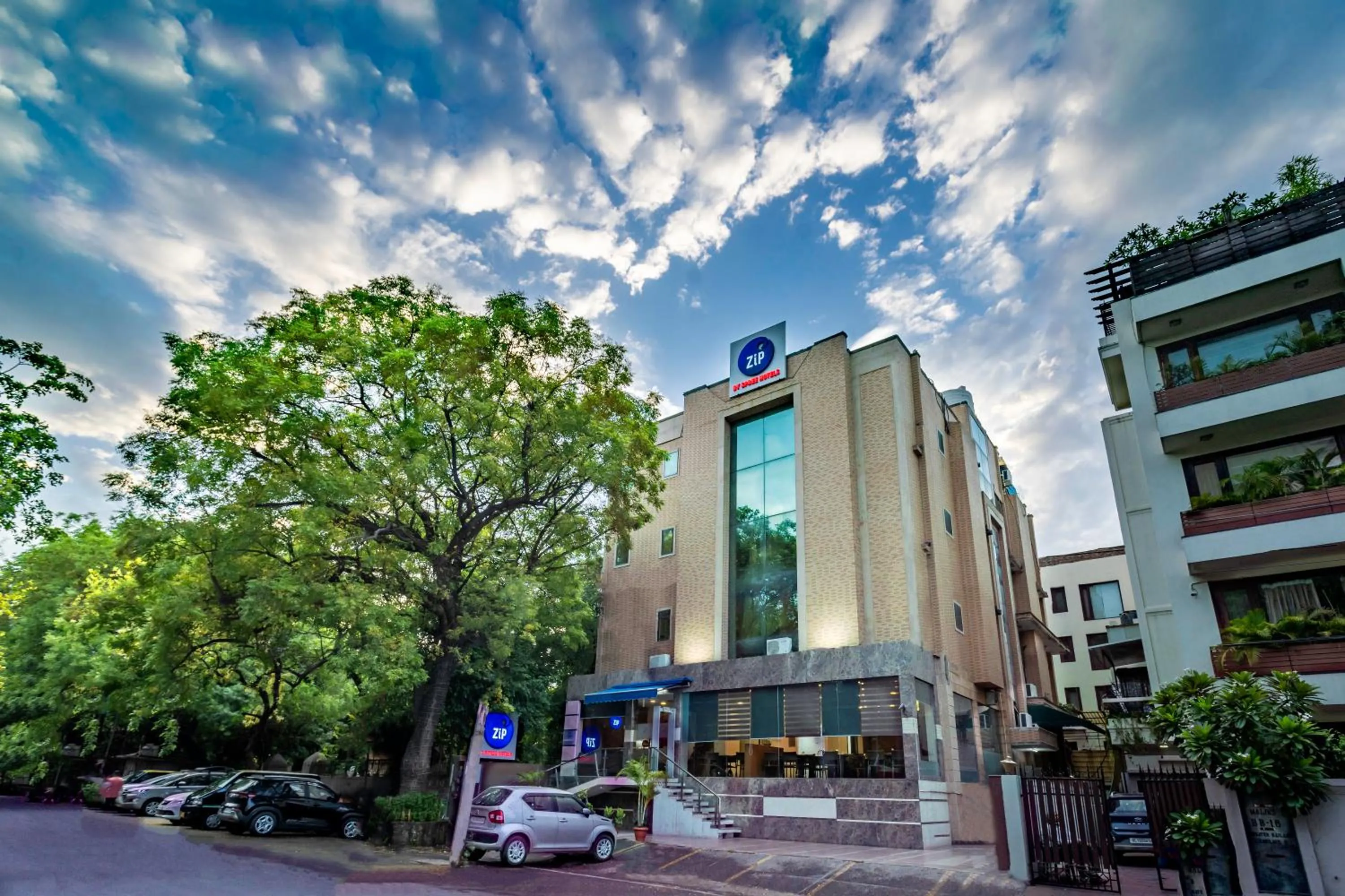 Property building in Zip By Spree Hotels Delhi-GK2 Metro