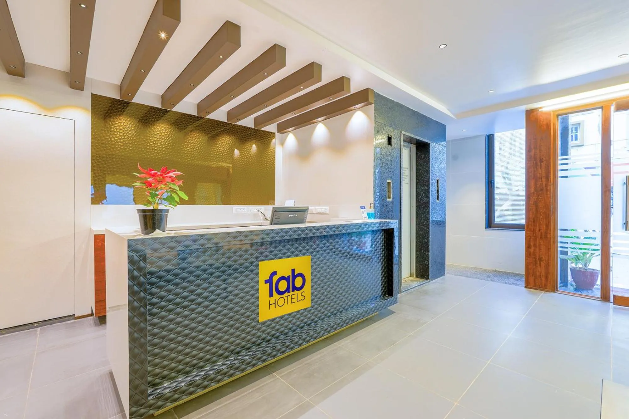 Lobby or reception in FabHotel Phoenix Brookfield - Nr Kundalahalli Main Road