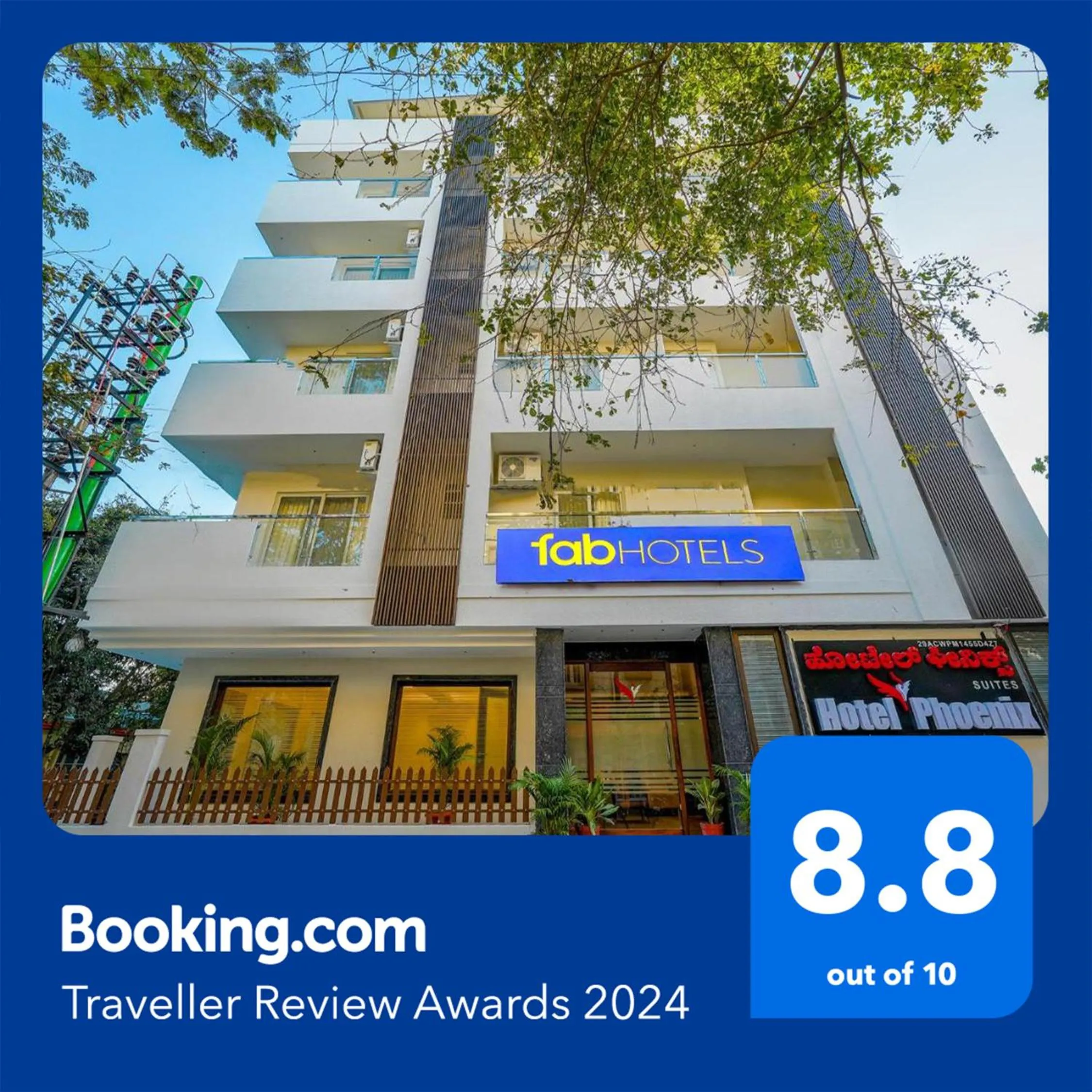 Property building in FabHotel Phoenix Brookfield - Nr Kundalahalli Main Road