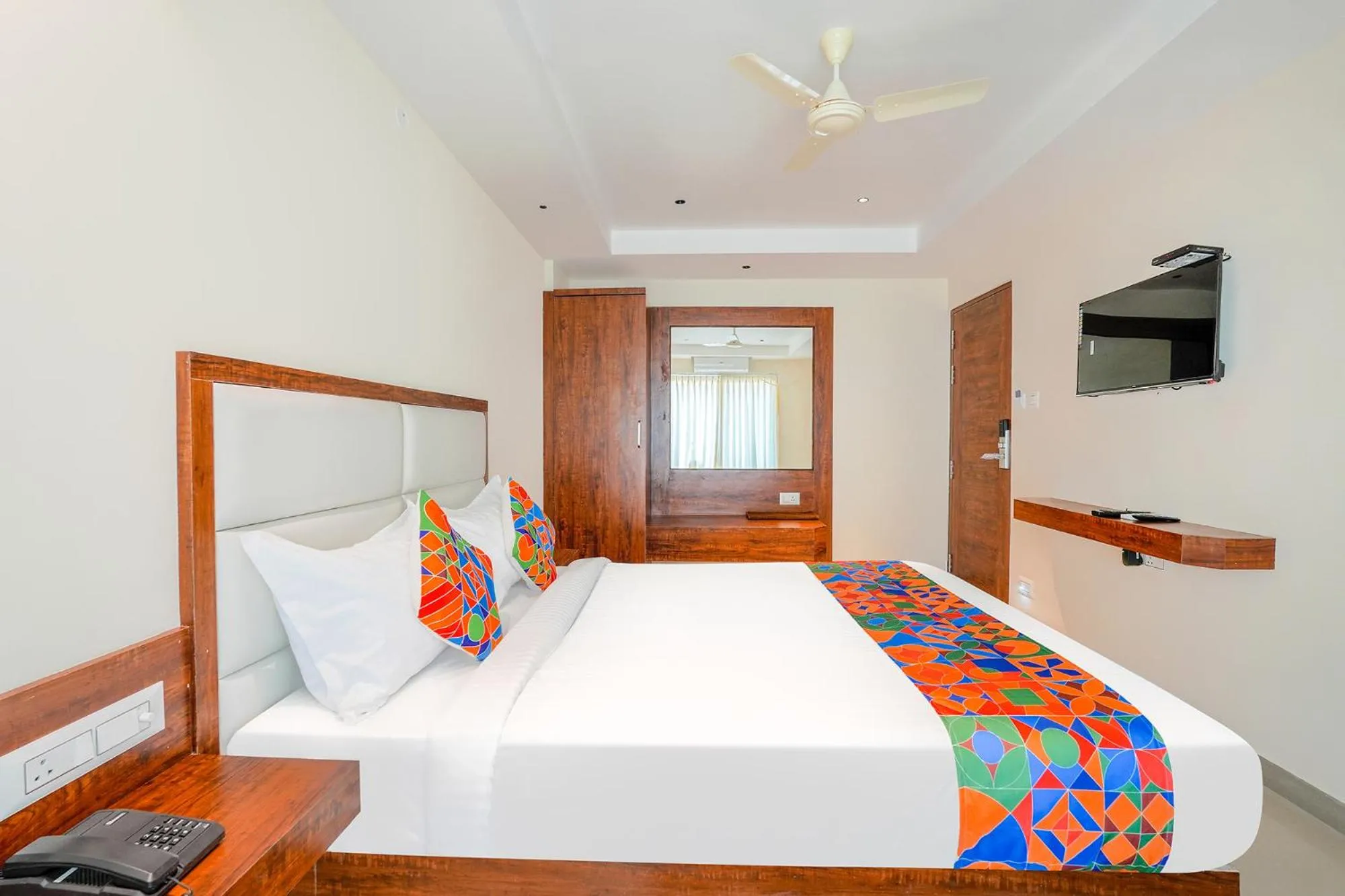 Bed in FabHotel Phoenix Brookfield - Nr Kundalahalli Main Road