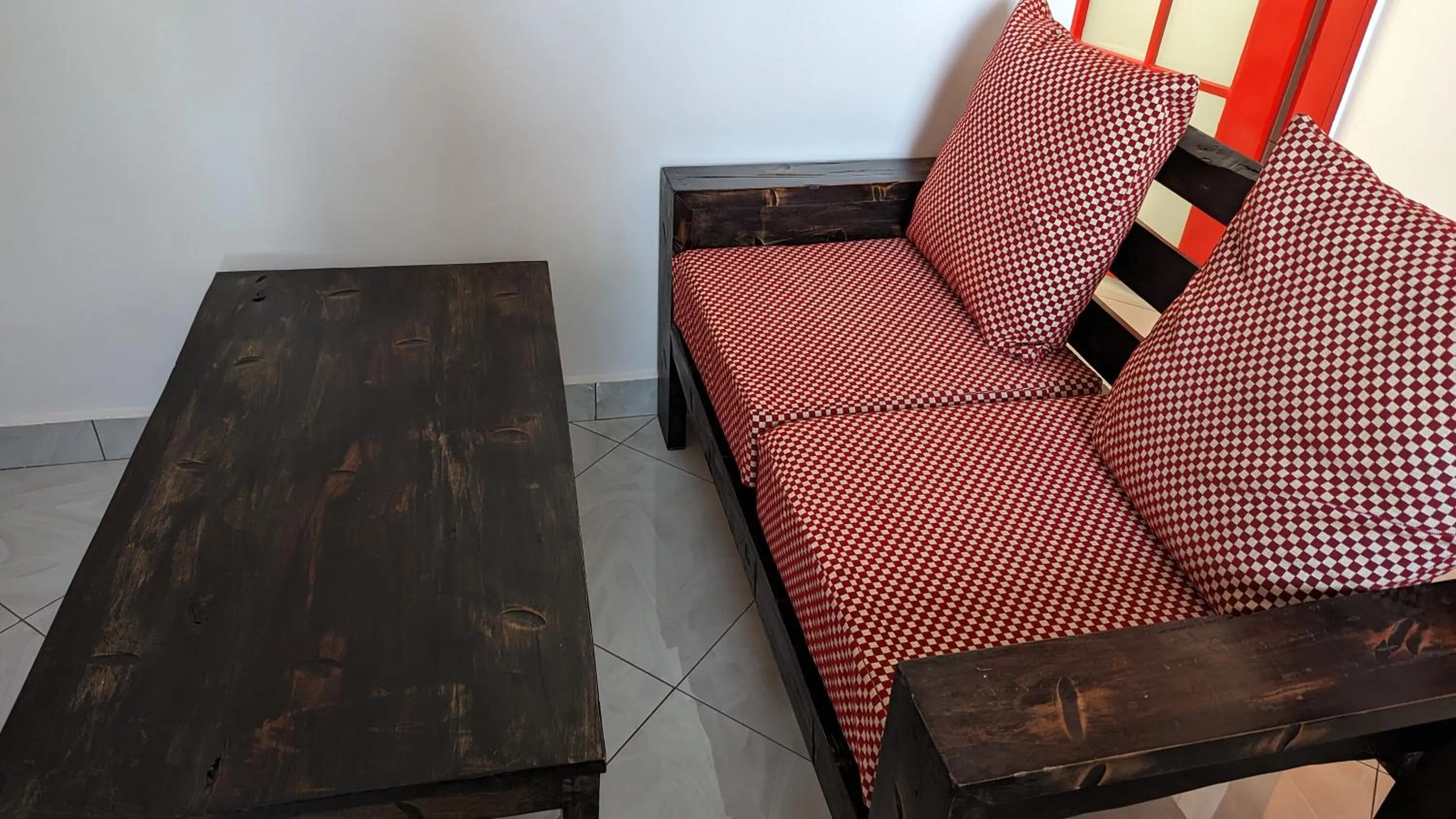 Seating area in Mufasa city Hostel and Apartments