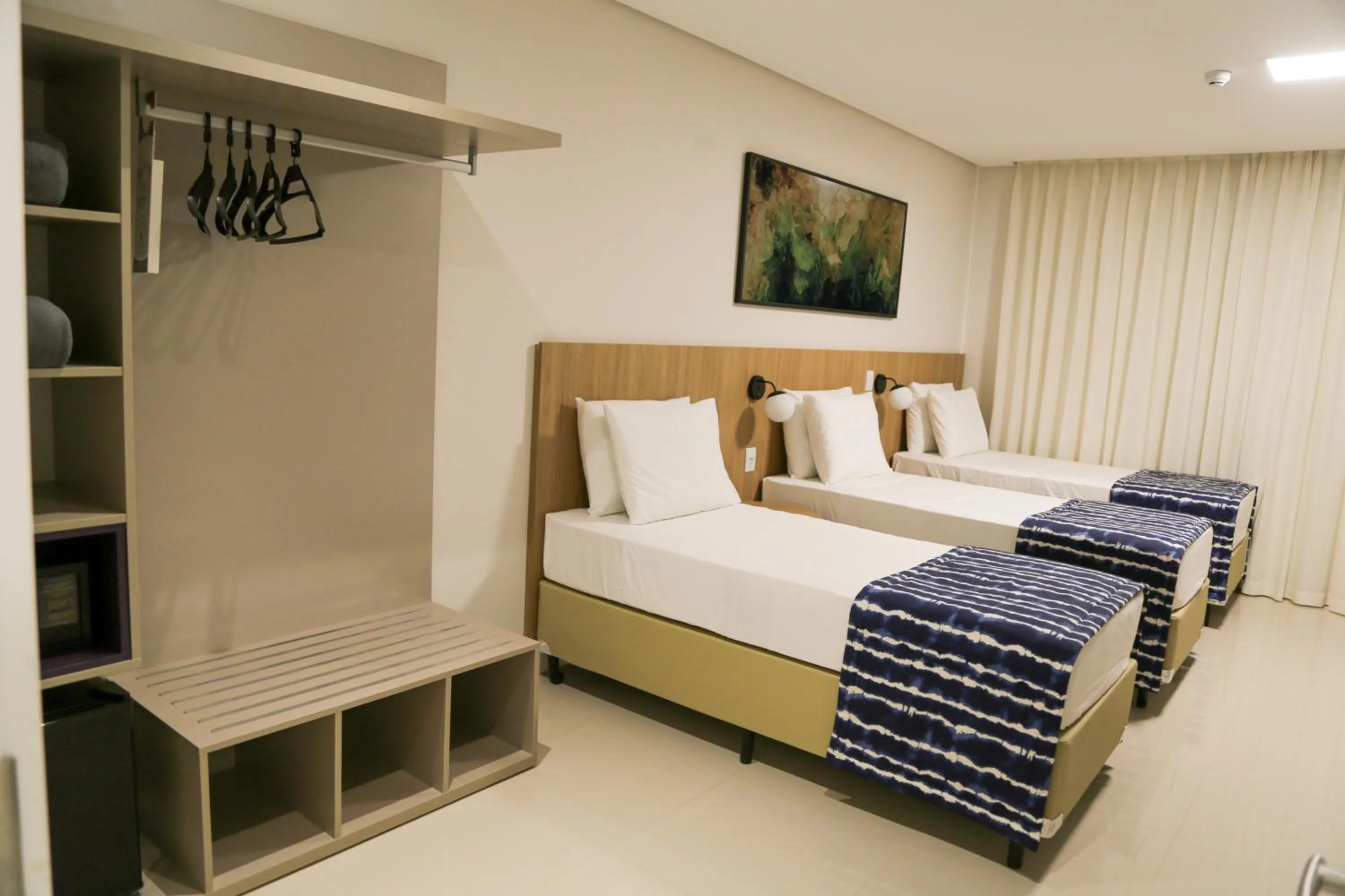 Bed in Trento Hotel Guaíra by Unna