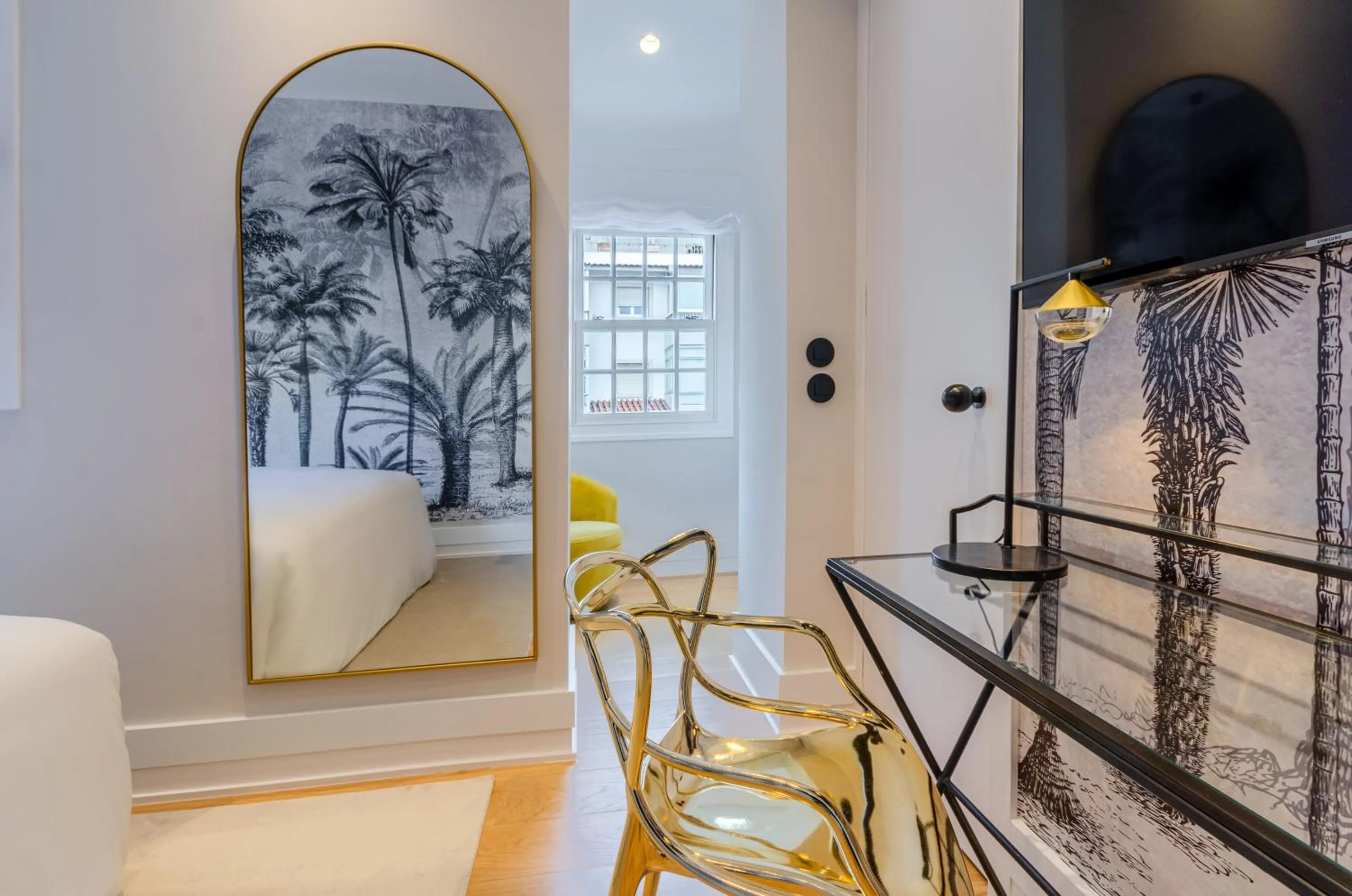 Seating area in BCascais Boutique House by APT IIN Cascais Center