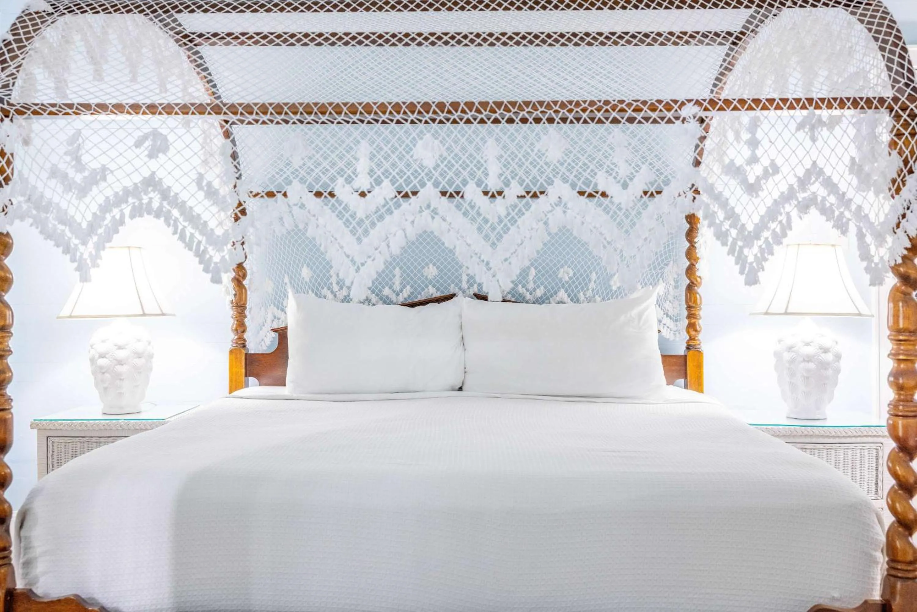 Bed in Deluxe King with Balcony - at James House with Parking!