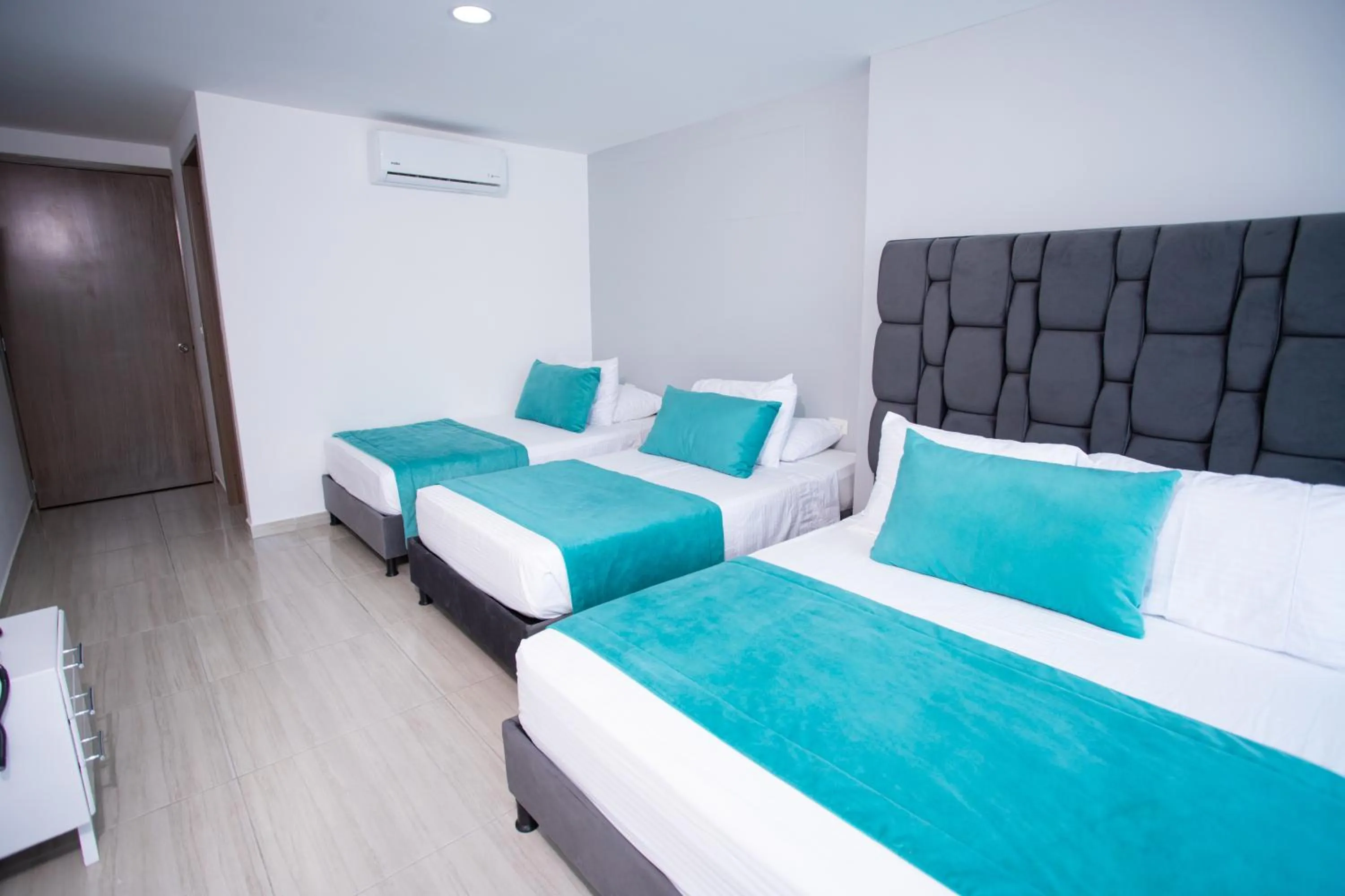 Bed in Street 55 Hotel