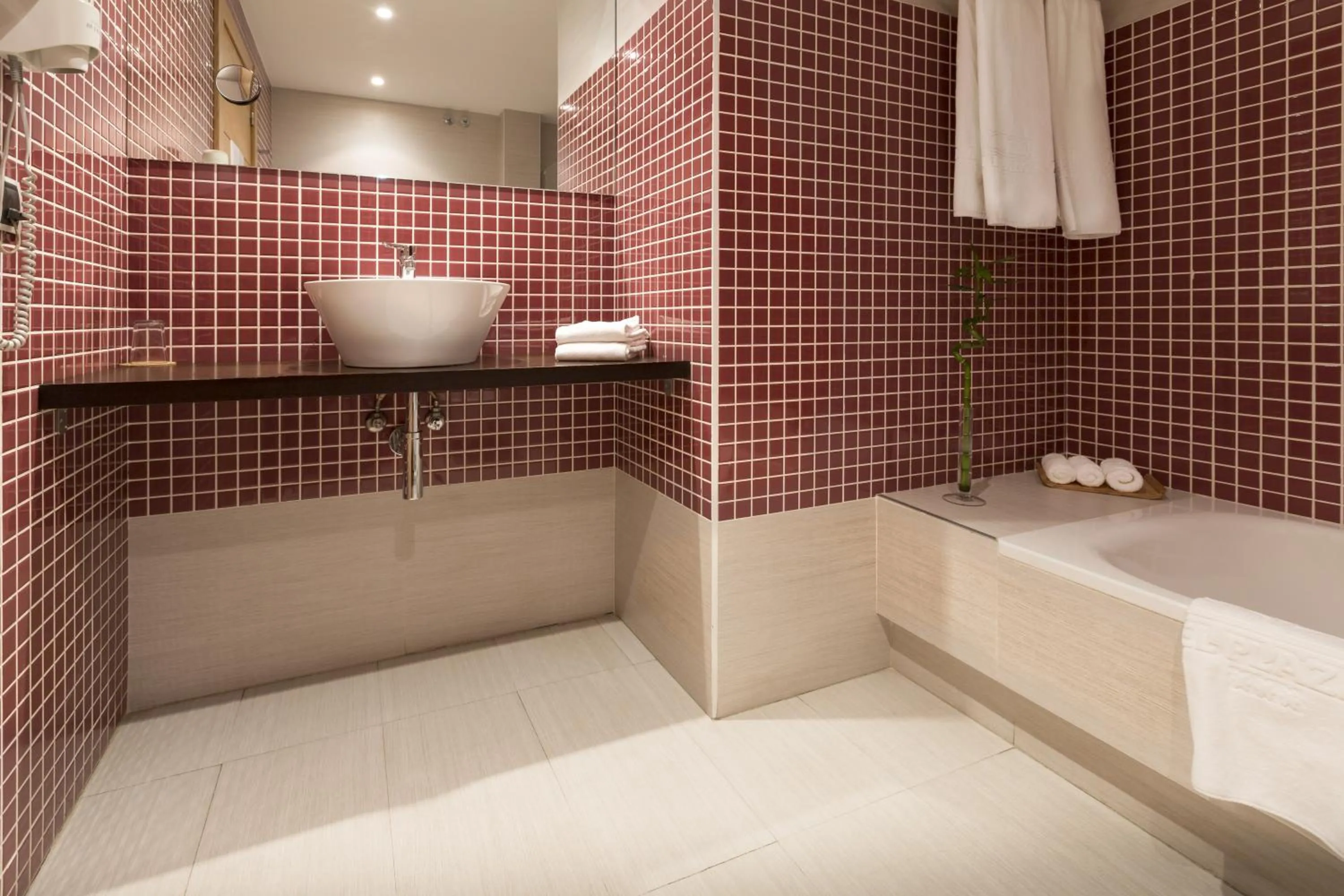 Bathroom in Hotel Plazaola